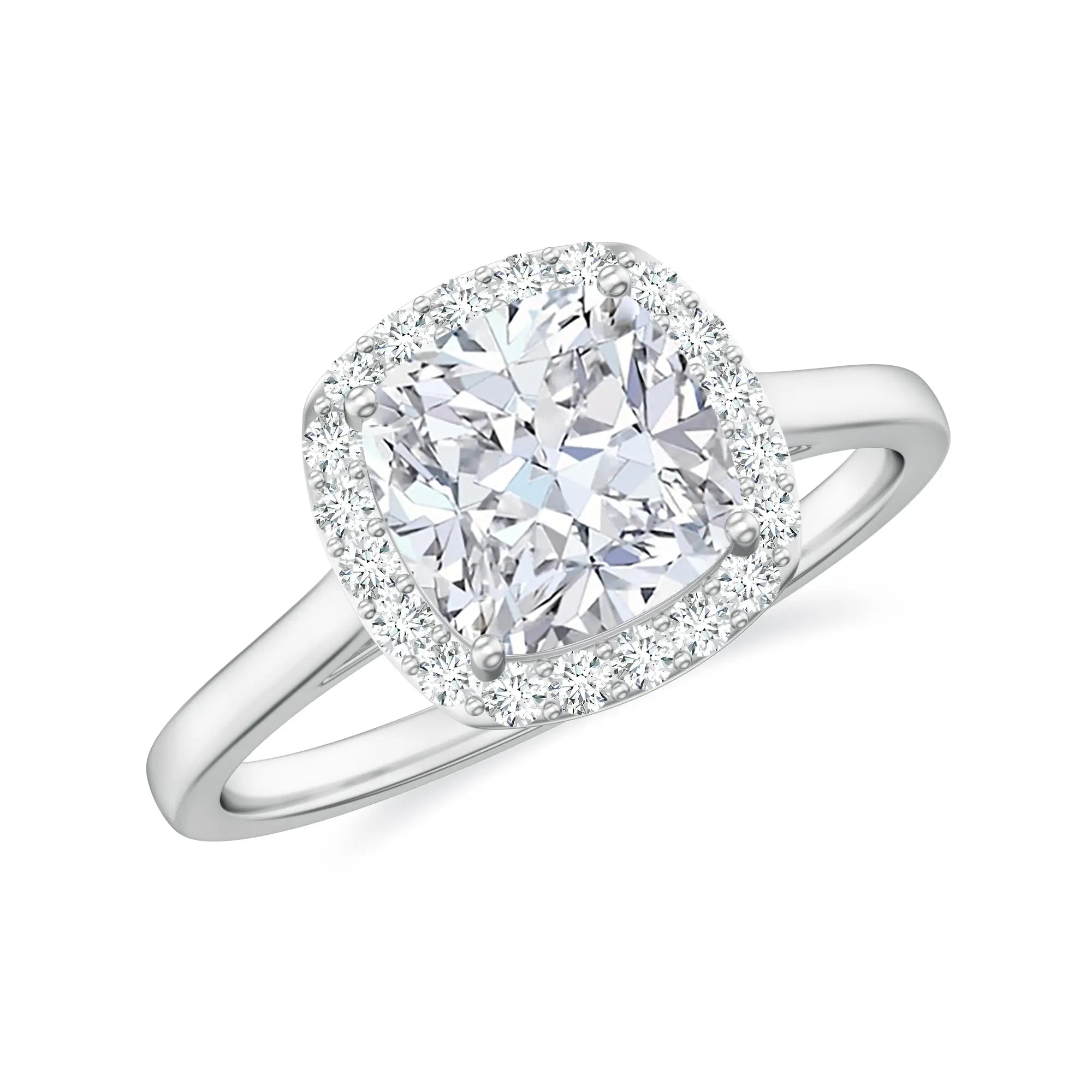 18K White Gold Vermeil