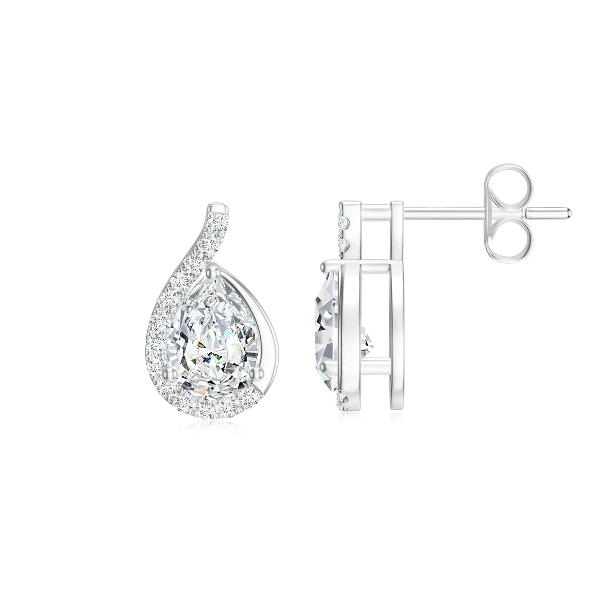 18K White Gold Vermeil