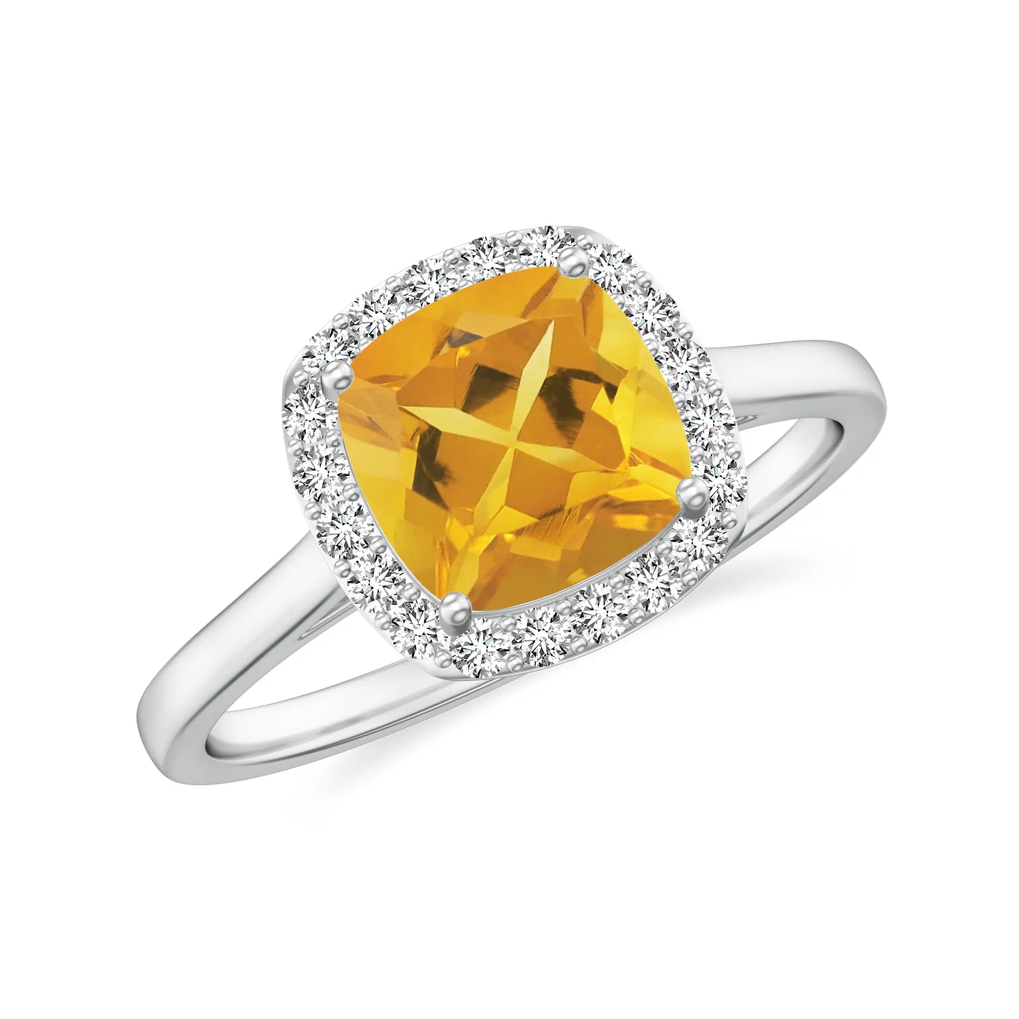 18K White Gold Vermeil