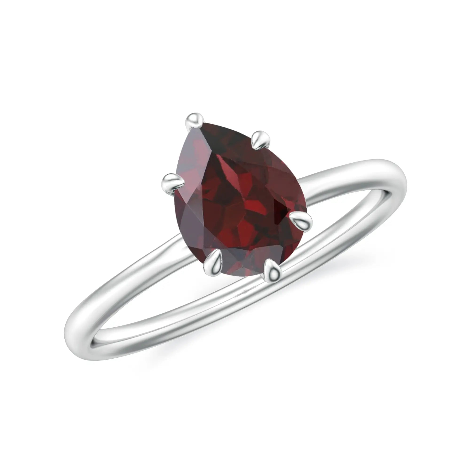 18K White Gold Vermeil