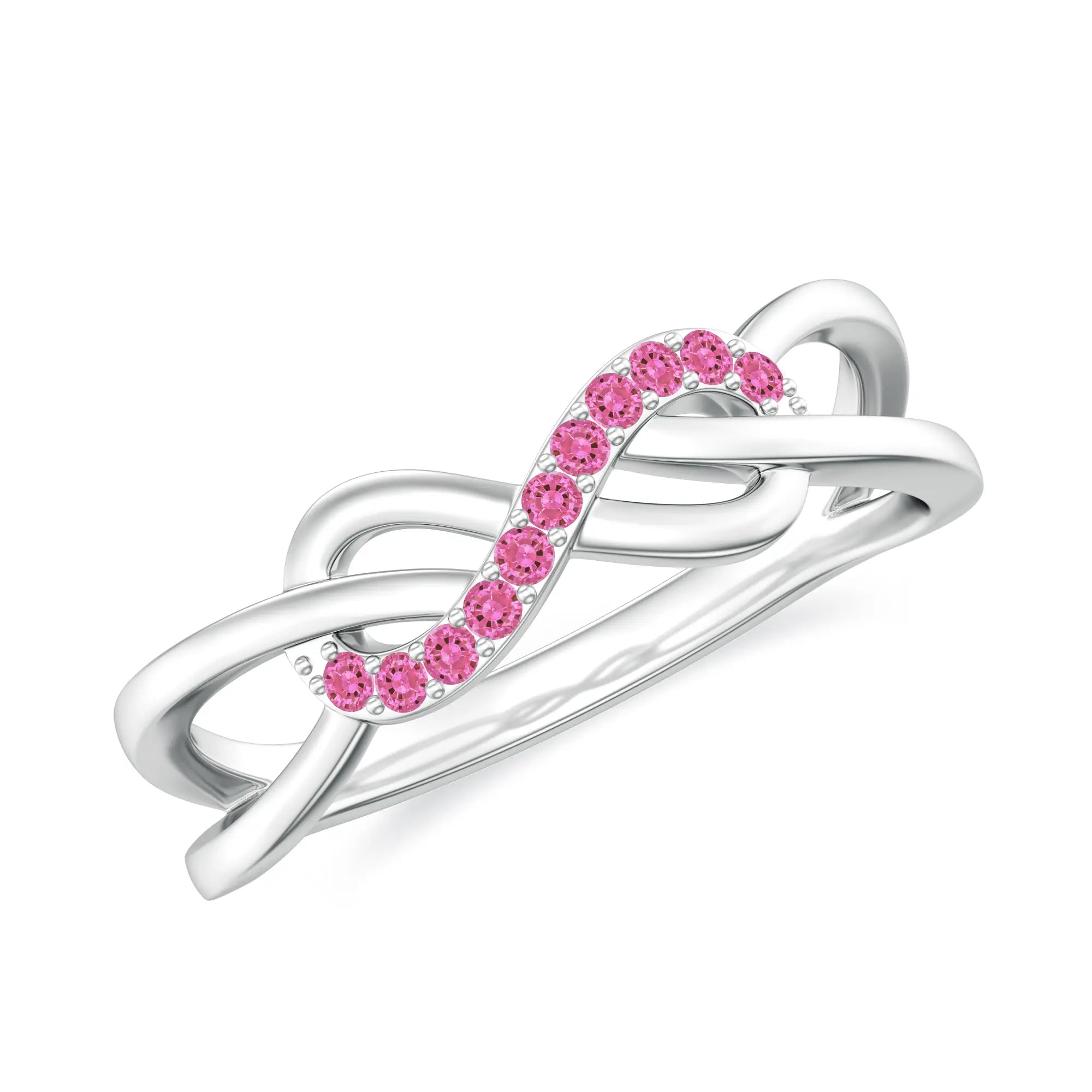 18K White Gold Vermeil