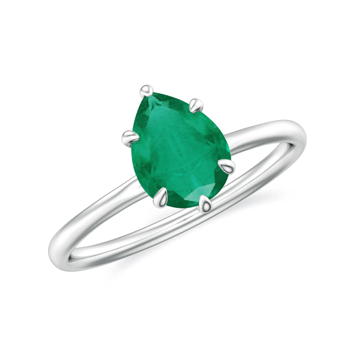 18K White Gold Vermeil