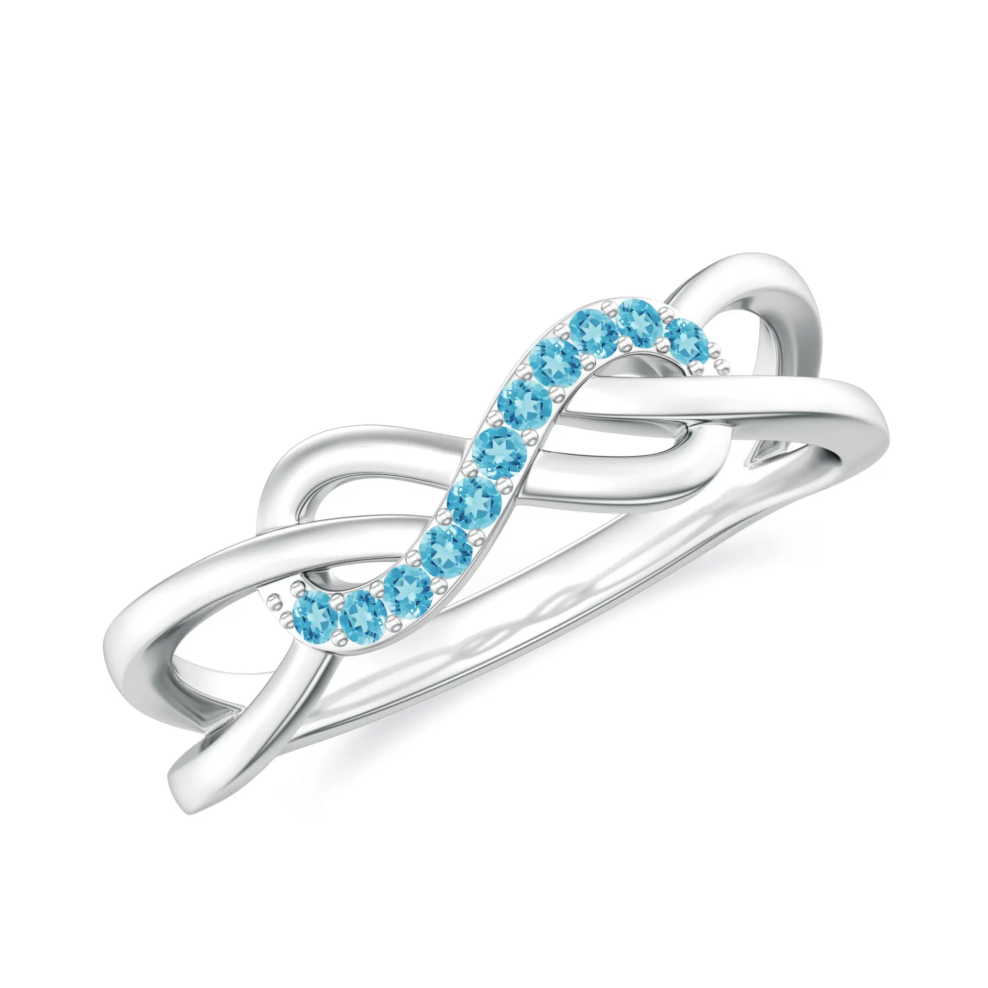 18K White Gold Vermeil