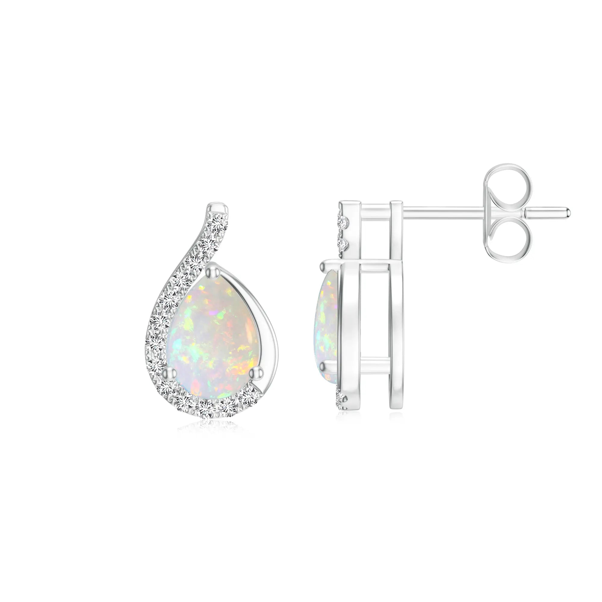 18K White Gold Vermeil