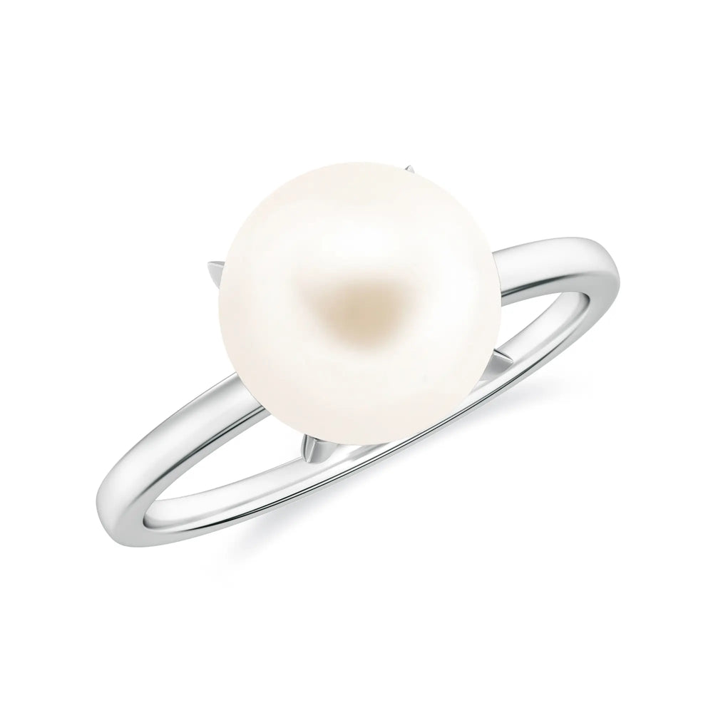 18K White Gold Vermeil