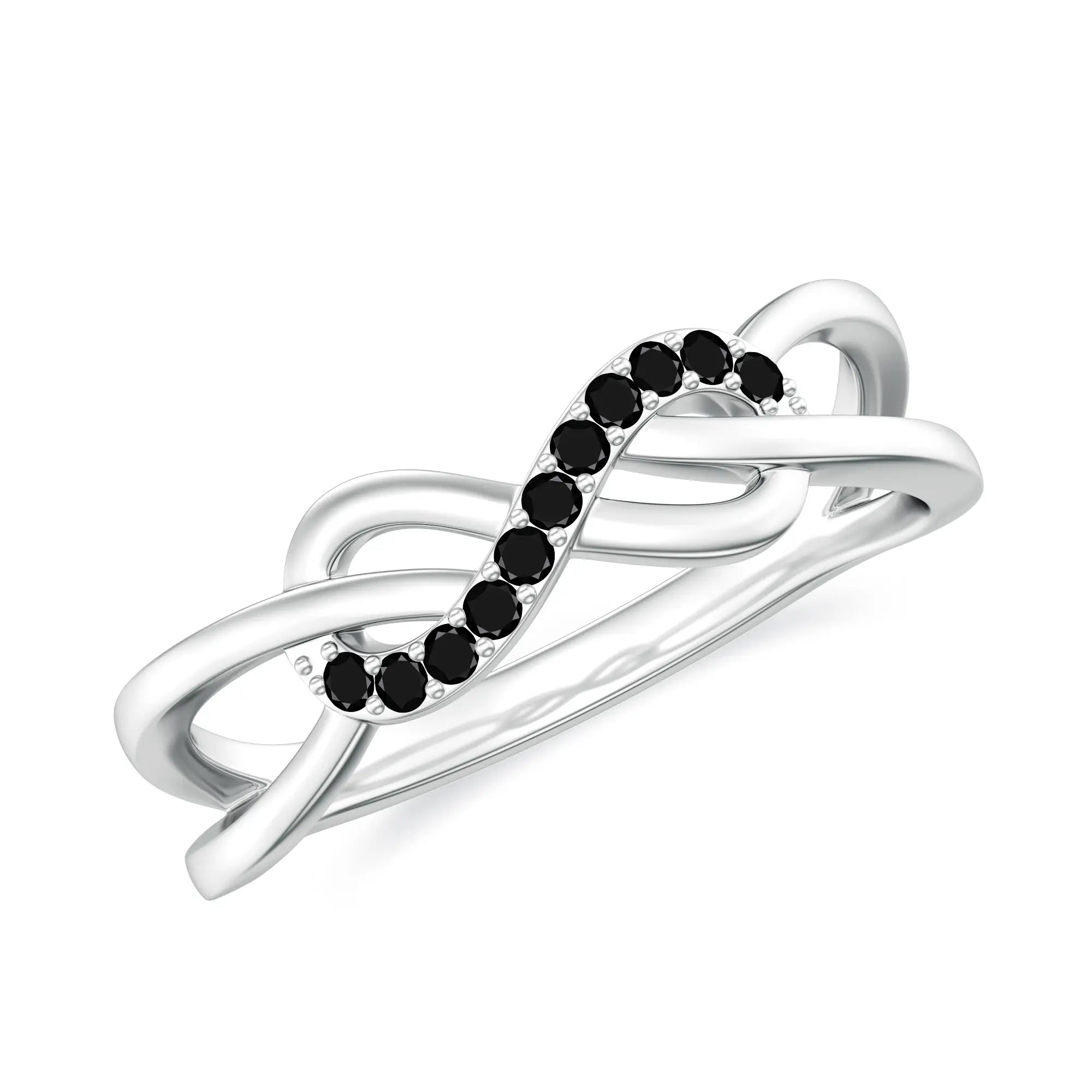 18K White Gold Vermeil