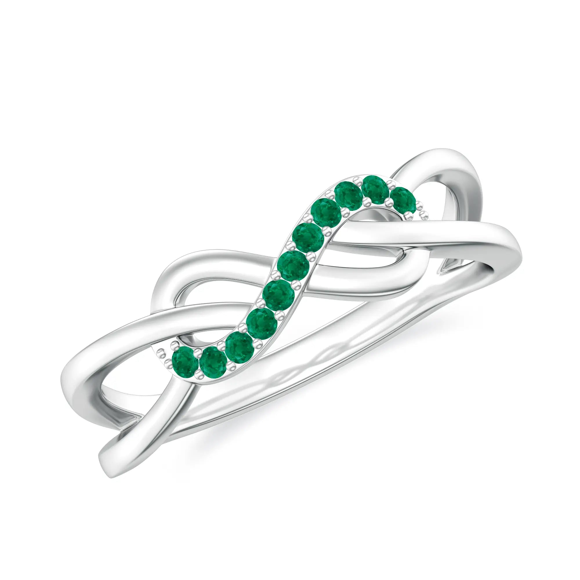 18K White Gold Vermeil