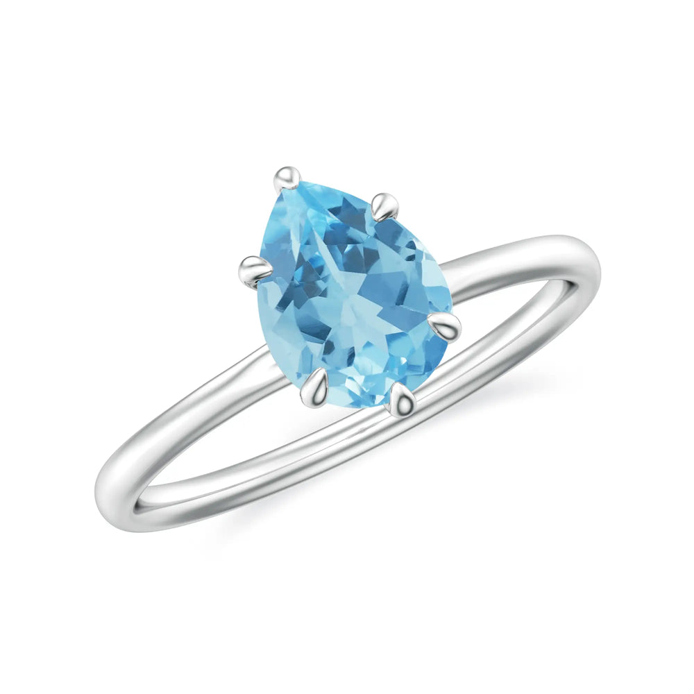 18K White Gold Vermeil