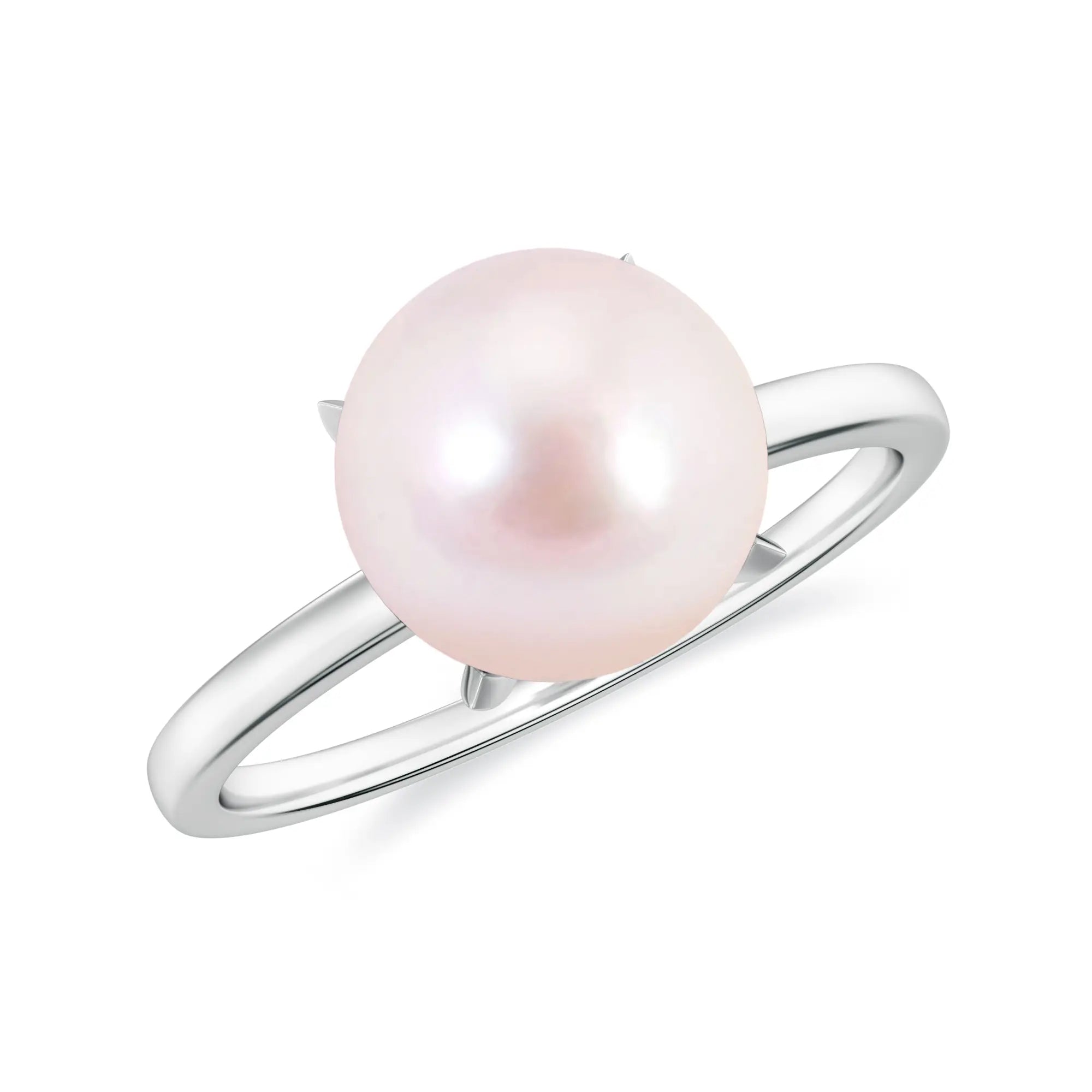 18K White Gold Vermeil