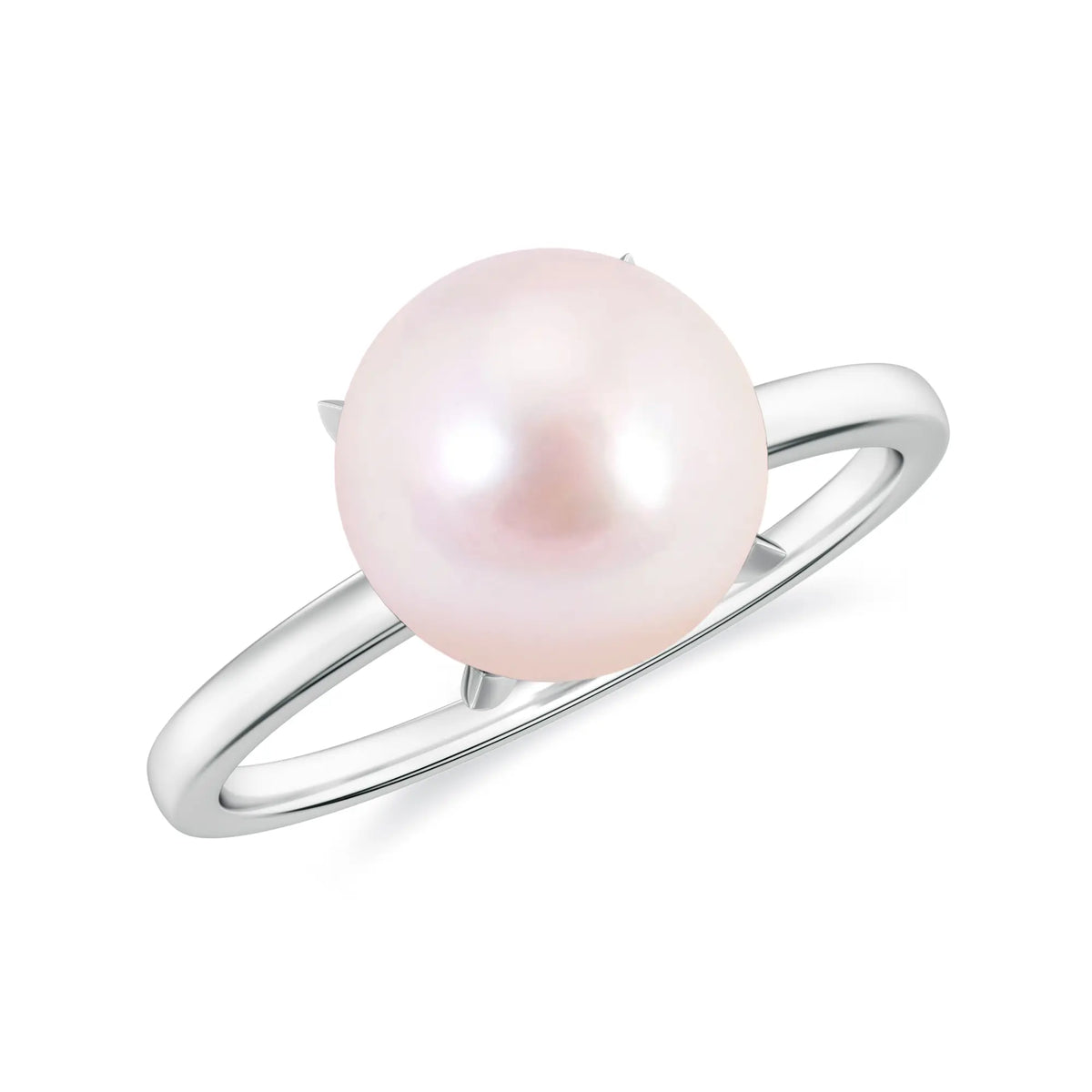 18K White Gold Vermeil