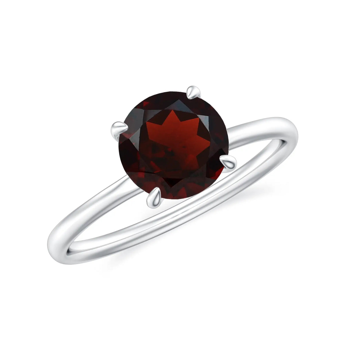 18K White Gold Vermeil