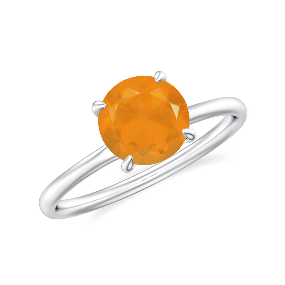 18K White Gold Vermeil