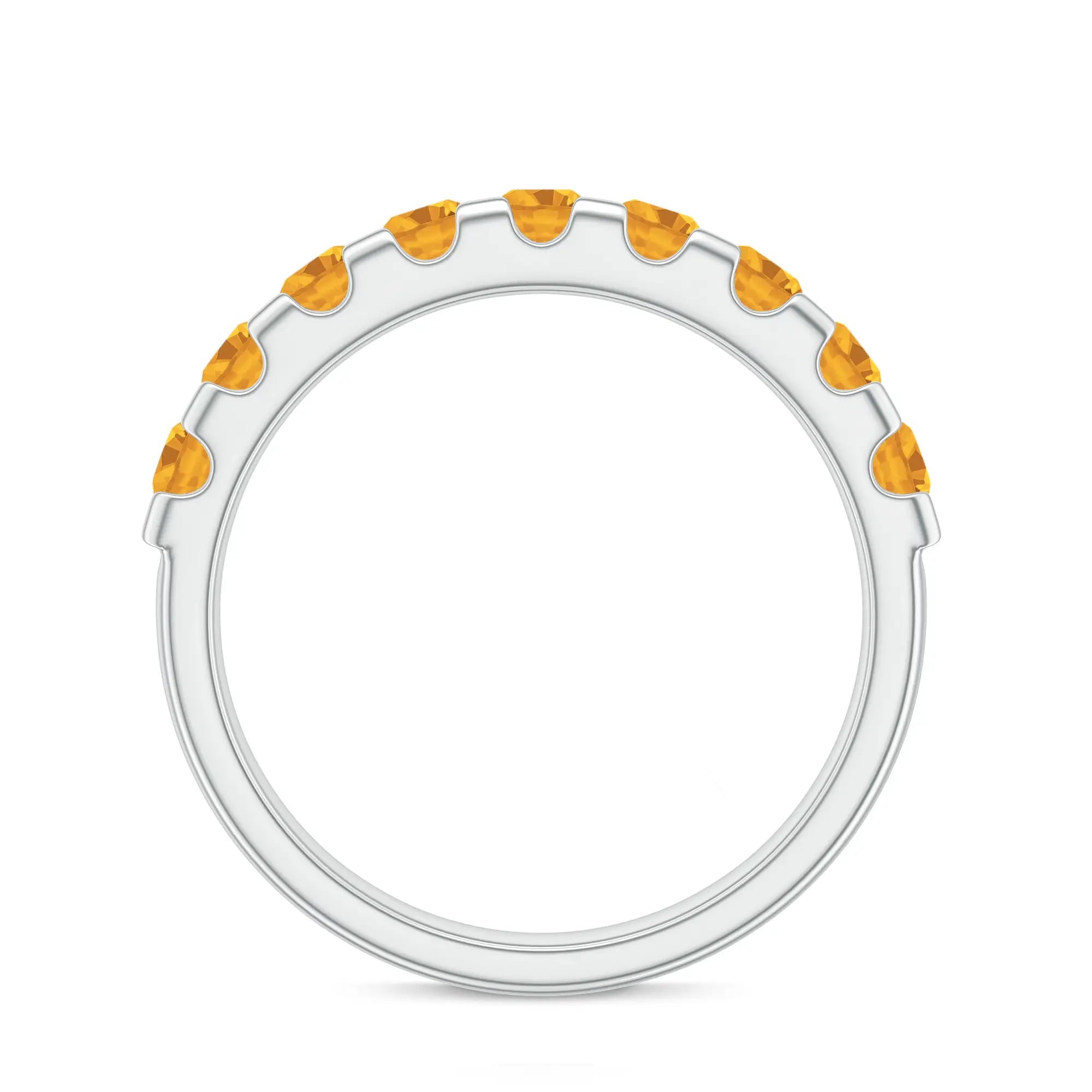 18K White Gold Vermeil