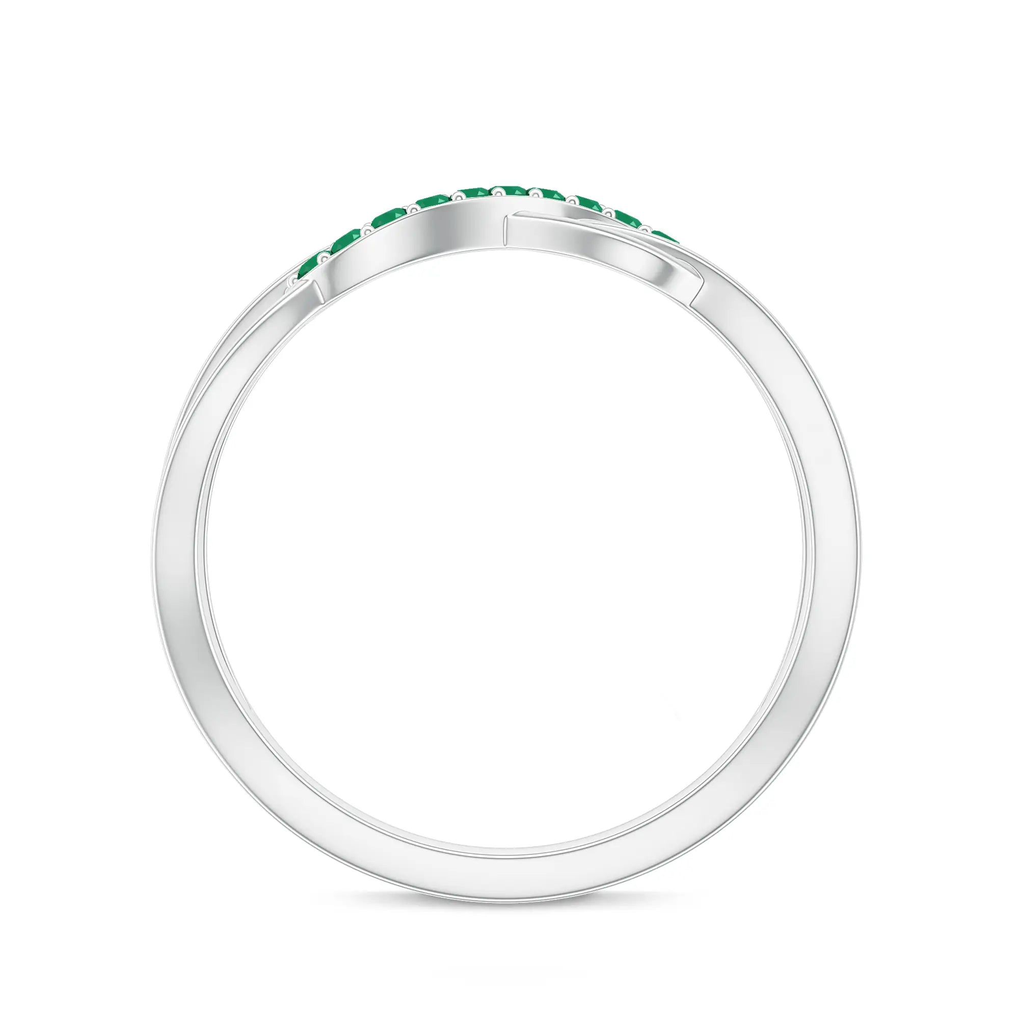 18K White Gold Vermeil