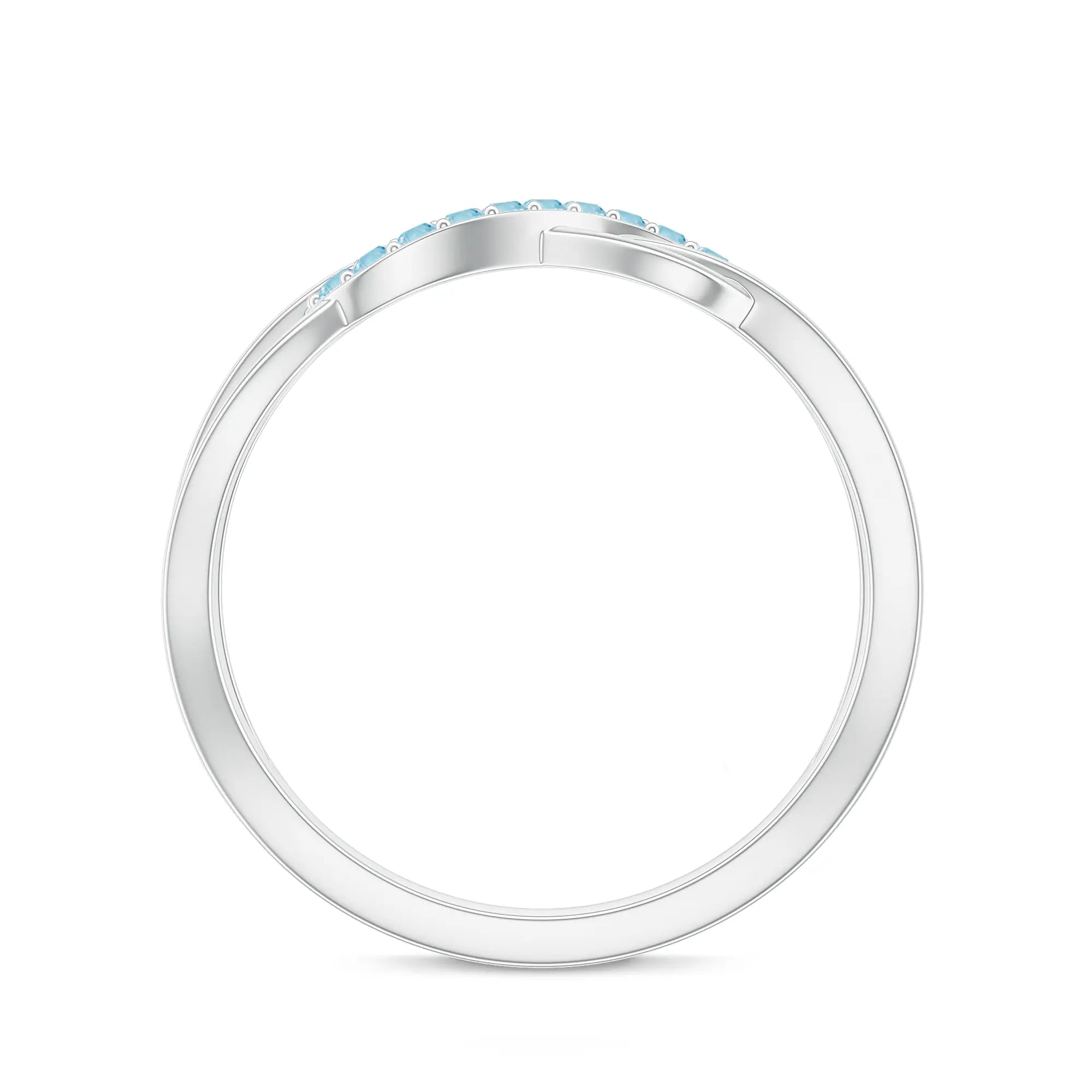 18K White Gold Vermeil