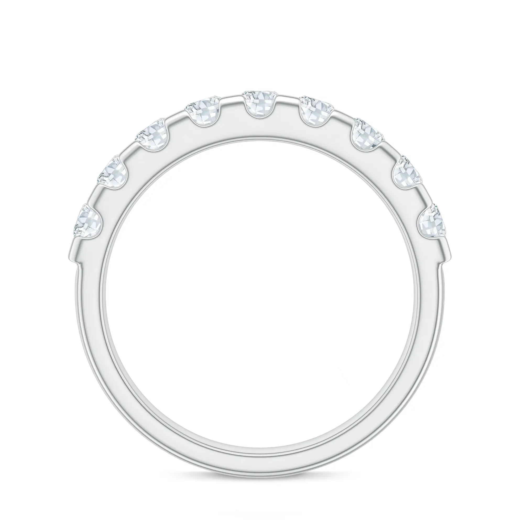 18K White Gold Vermeil