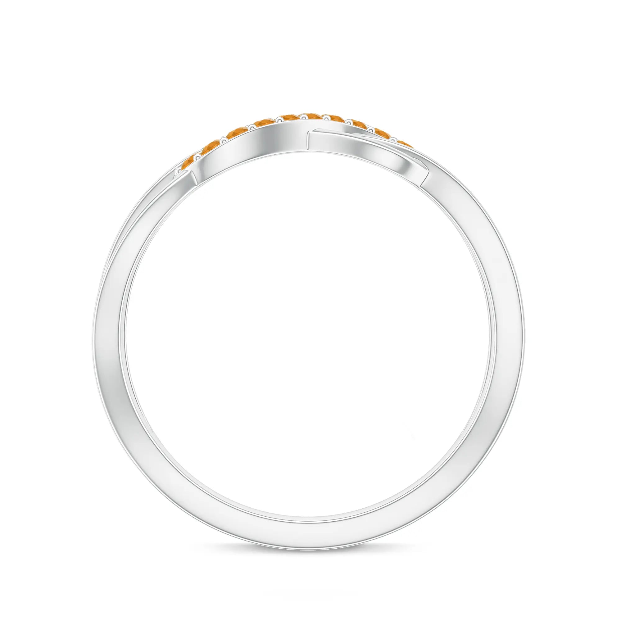 18K White Gold Vermeil