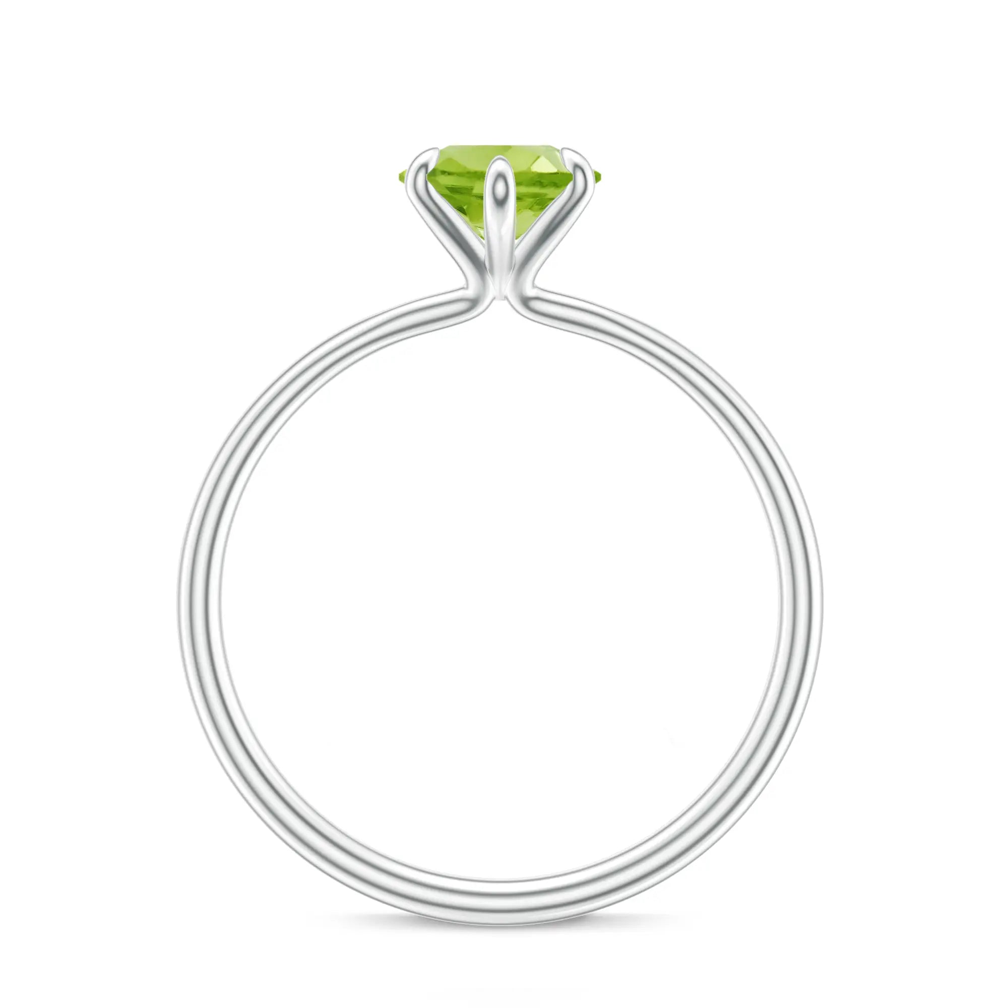 18K White Gold Vermeil