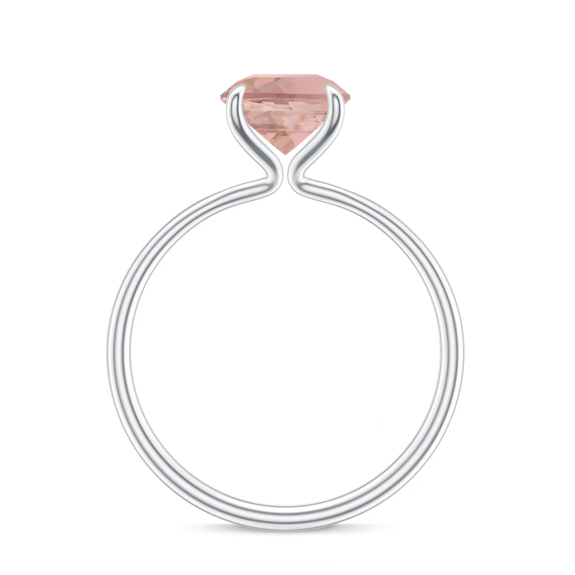18K White Gold Vermeil