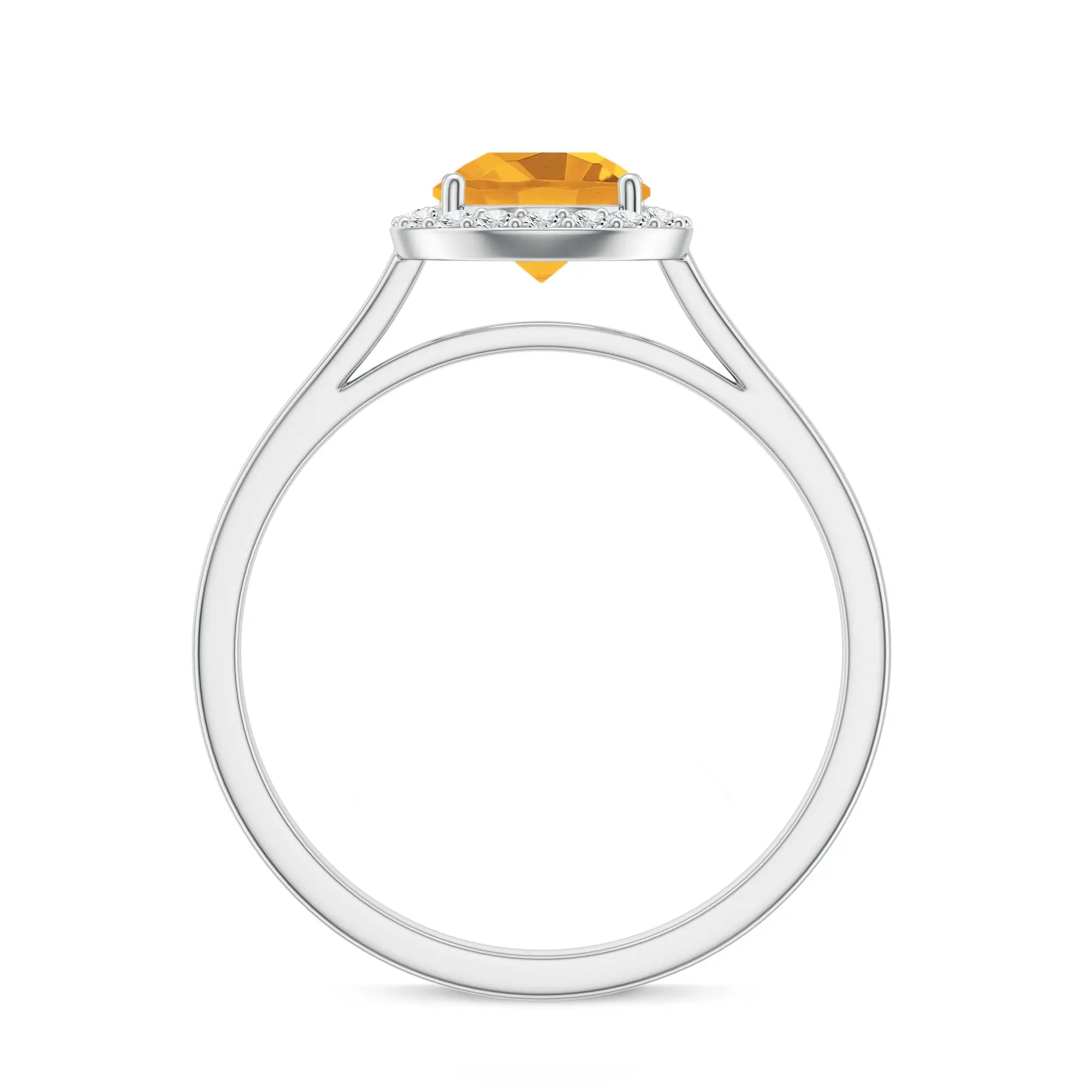 18K White Gold Vermeil