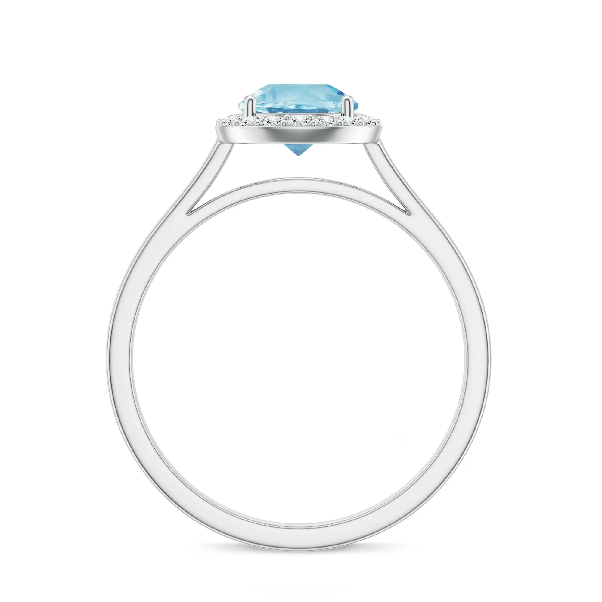 18K White Gold Vermeil