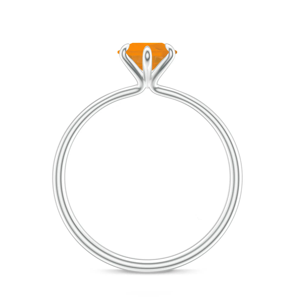 18K White Gold Vermeil