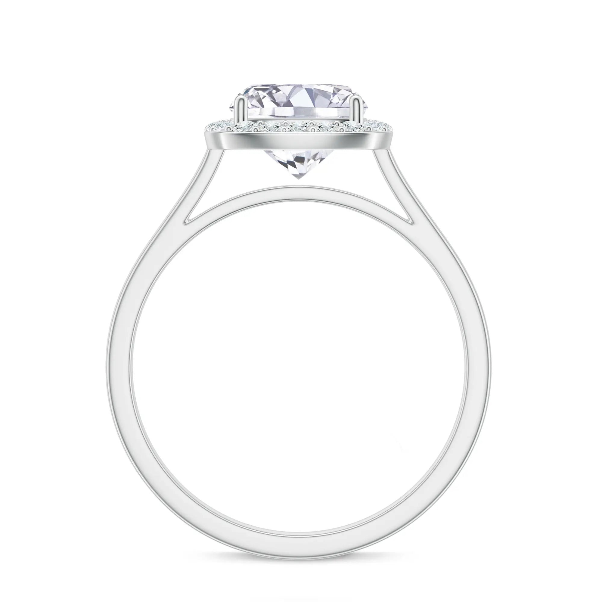 18K White Gold Vermeil