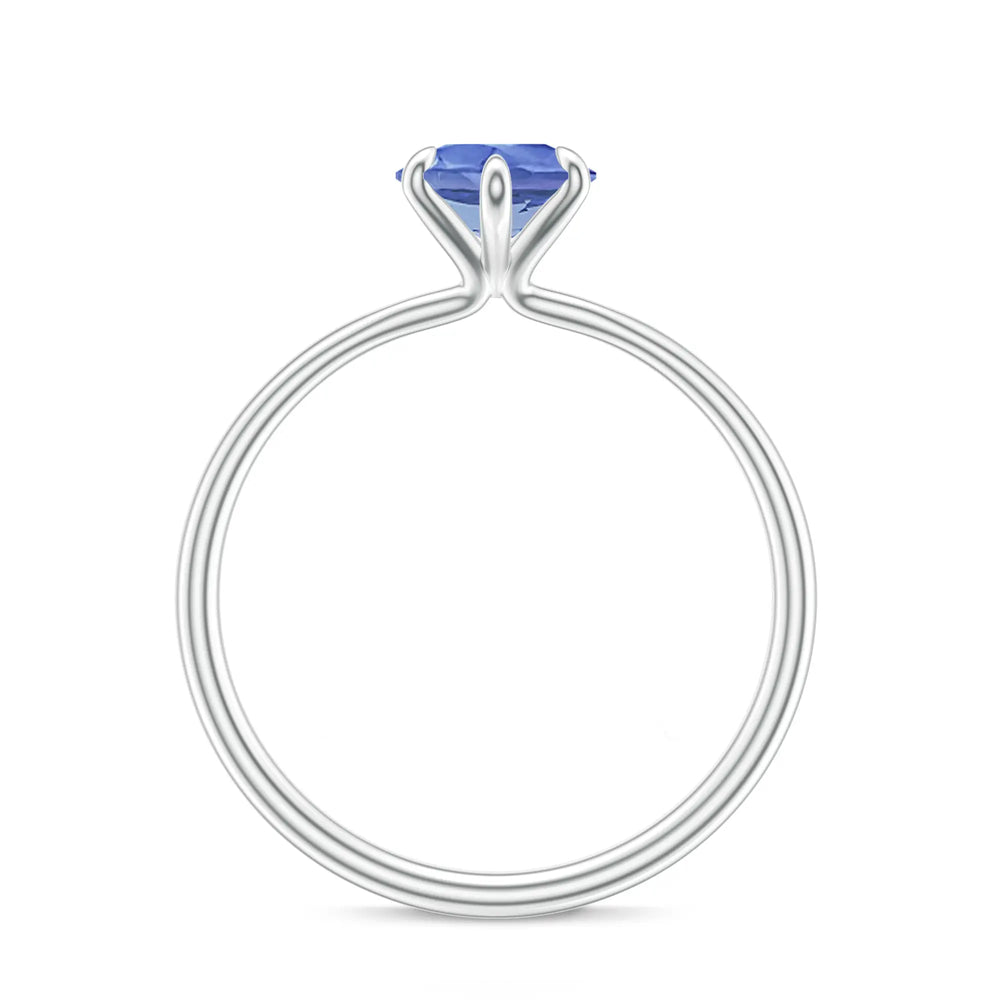 18K White Gold Vermeil