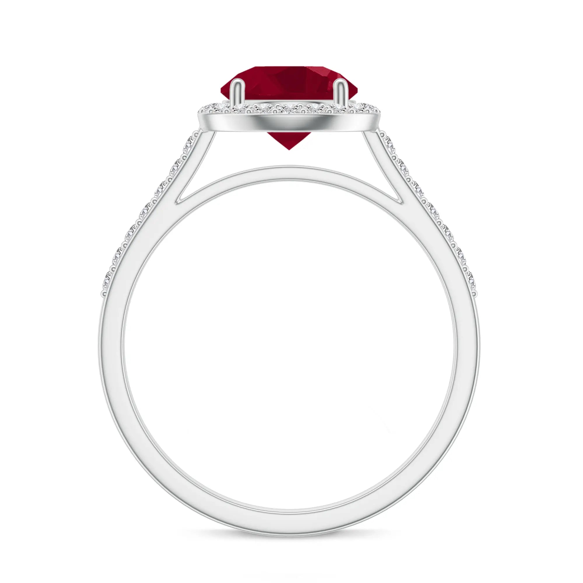 18K White Gold Vermeil