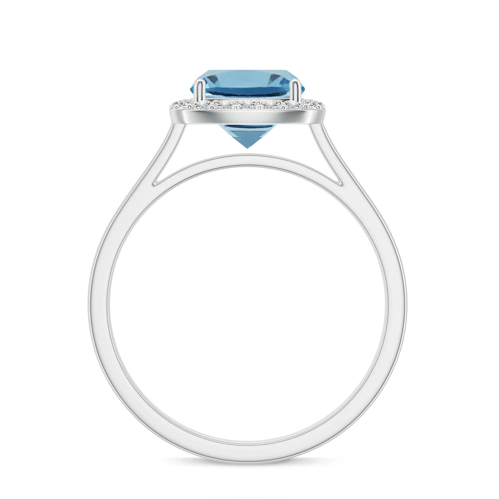 18K White Gold Vermeil