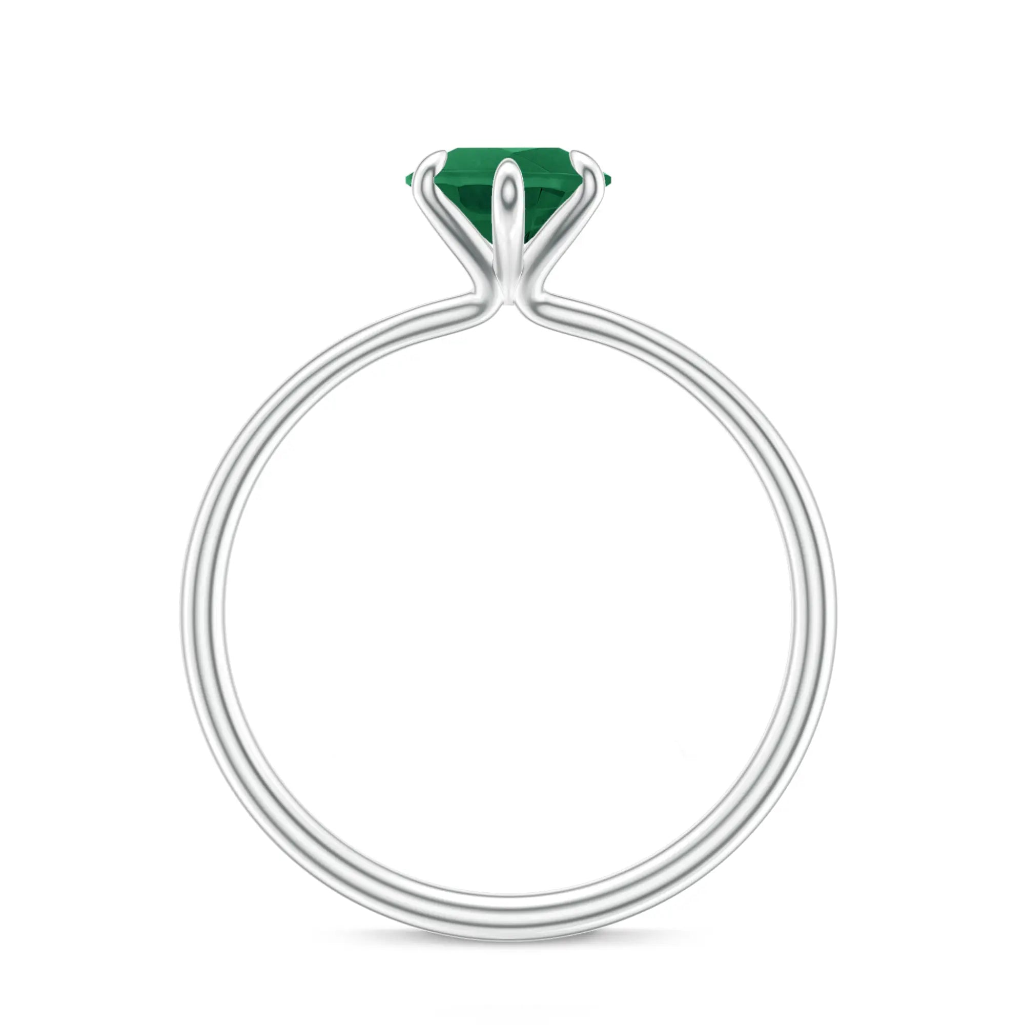 18K White Gold Vermeil