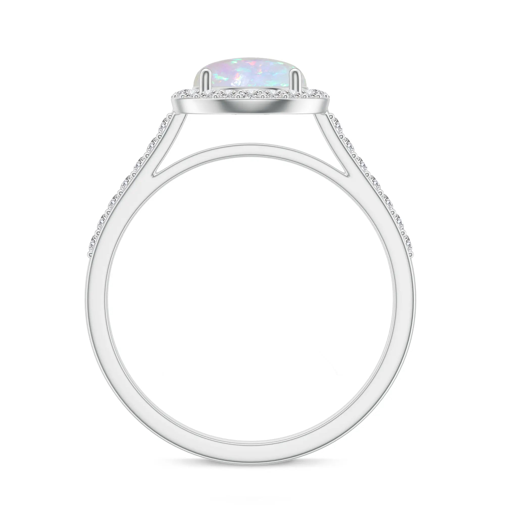 18K White Gold Vermeil