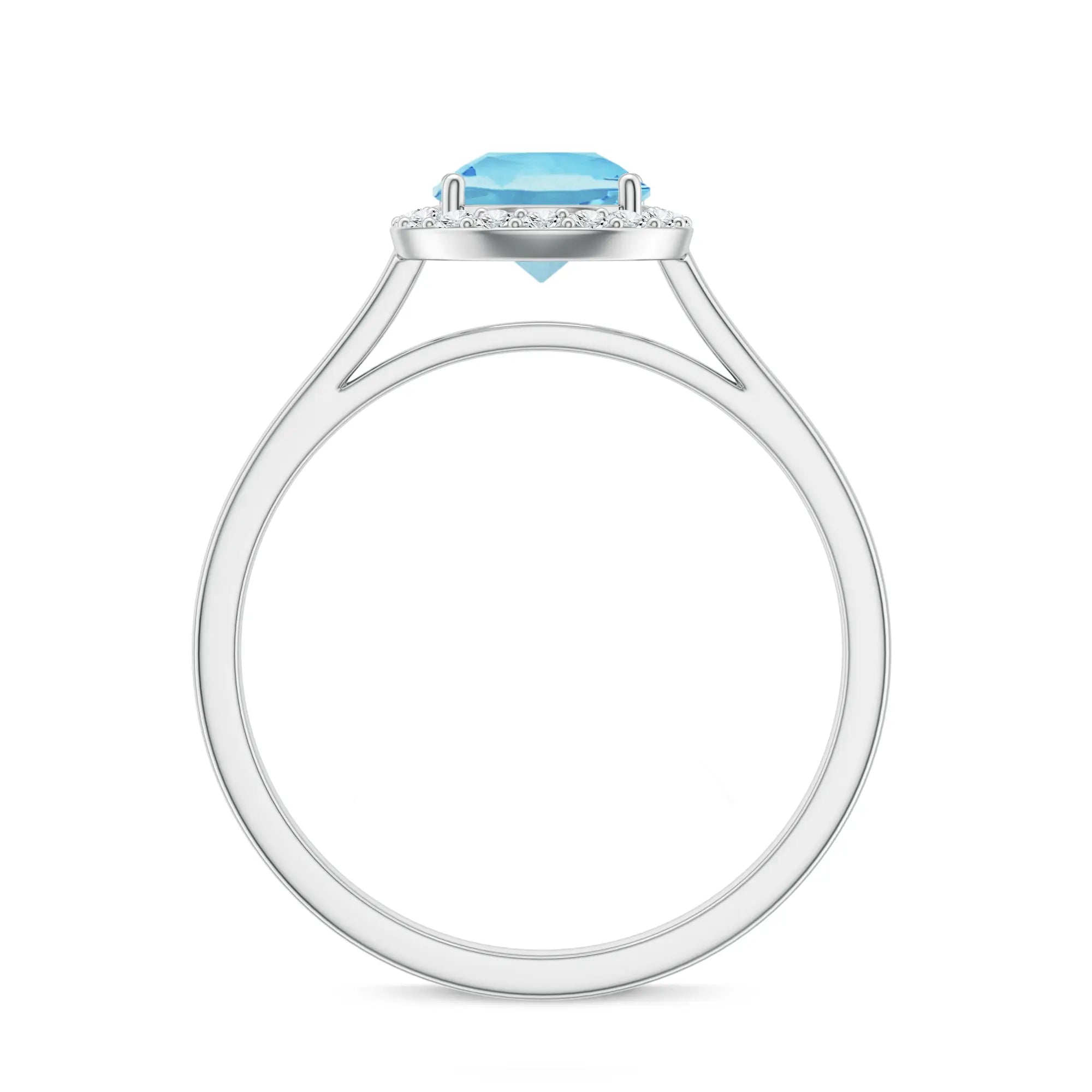 18K White Gold Vermeil