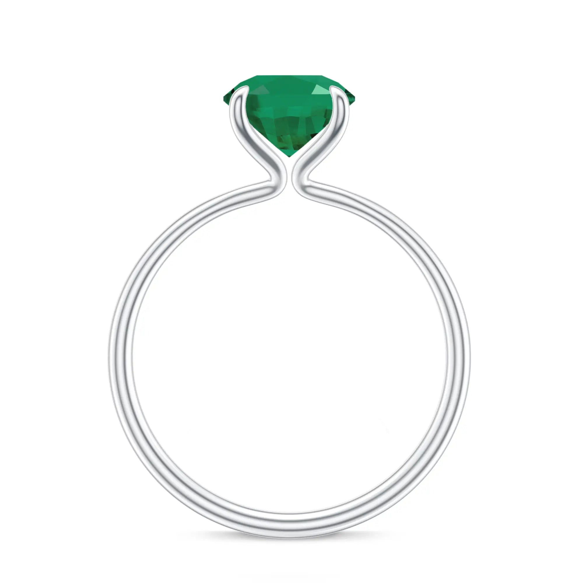 18K White Gold Vermeil