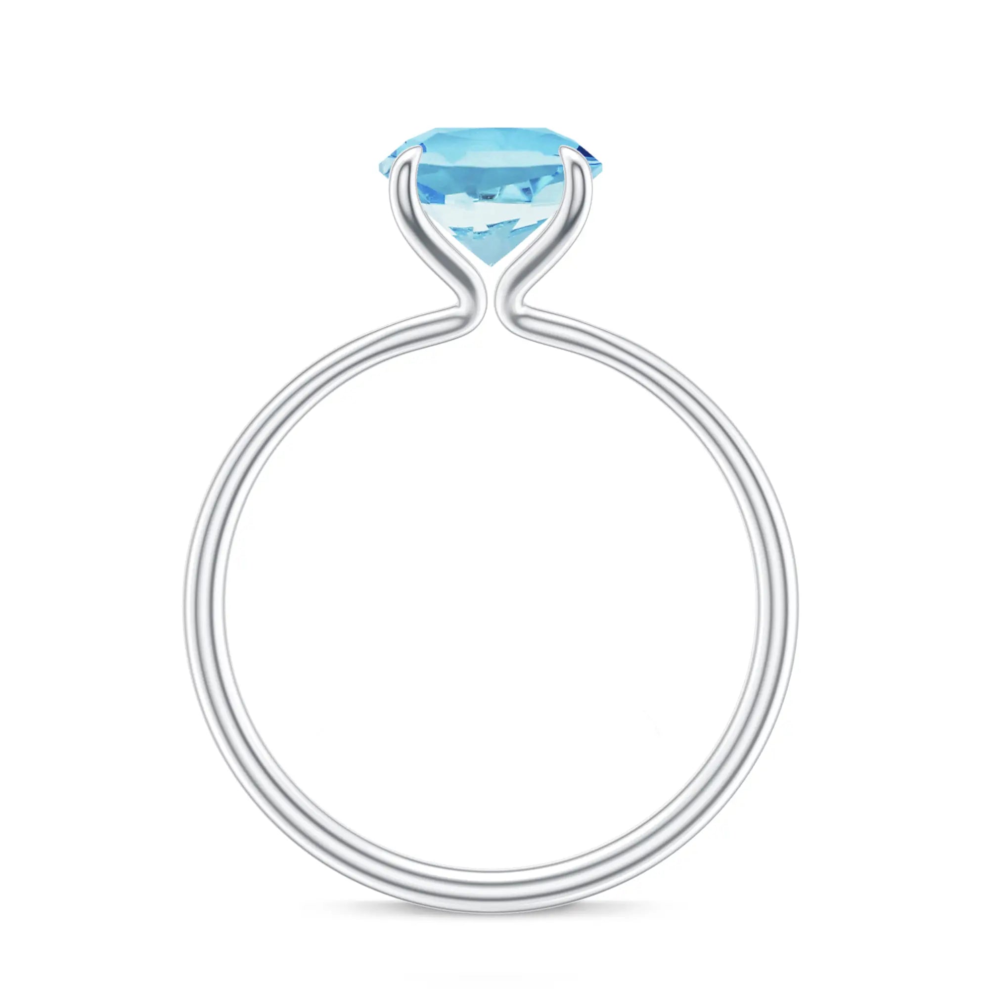 18K White Gold Vermeil