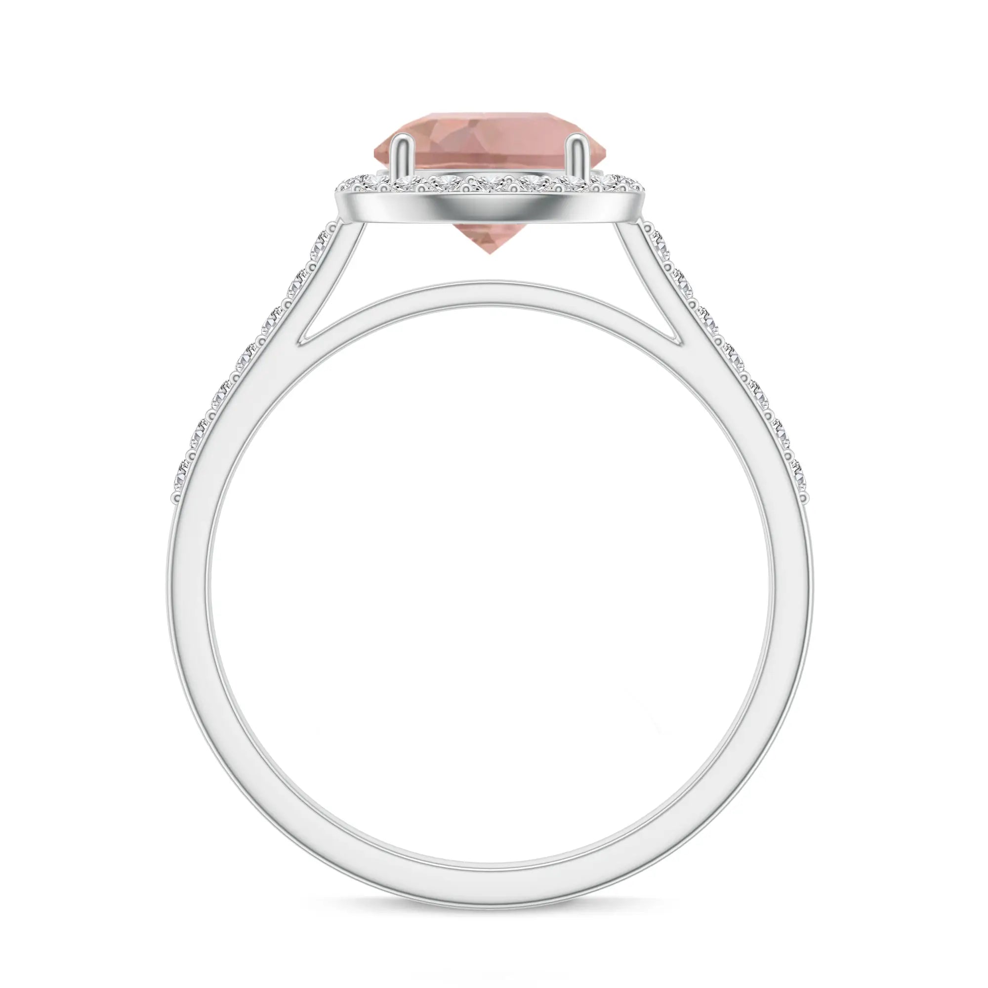 18K White Gold Vermeil