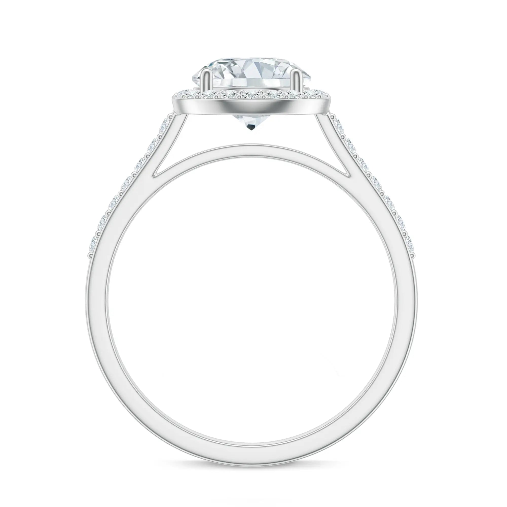 18K White Gold Vermeil