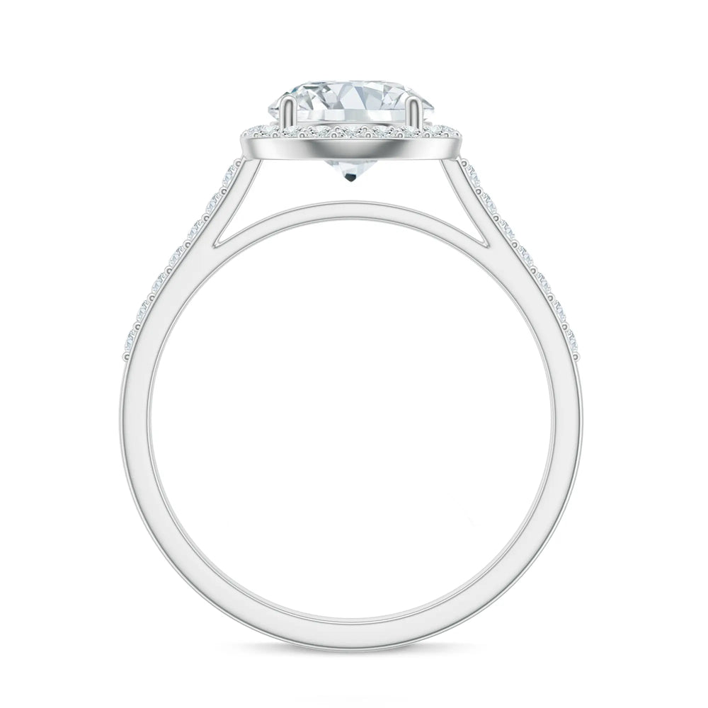 18K White Gold Vermeil