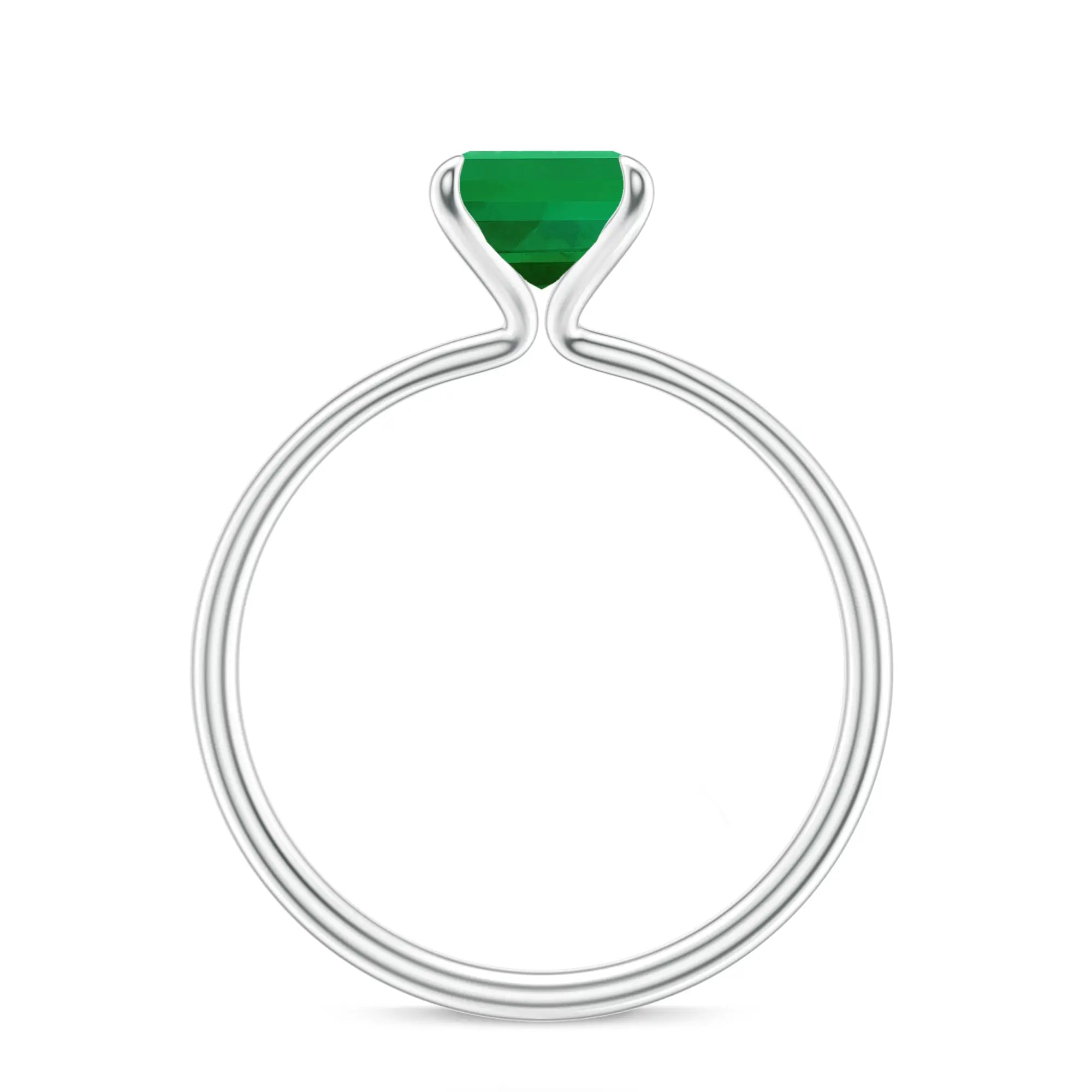 18K White Gold Vermeil
