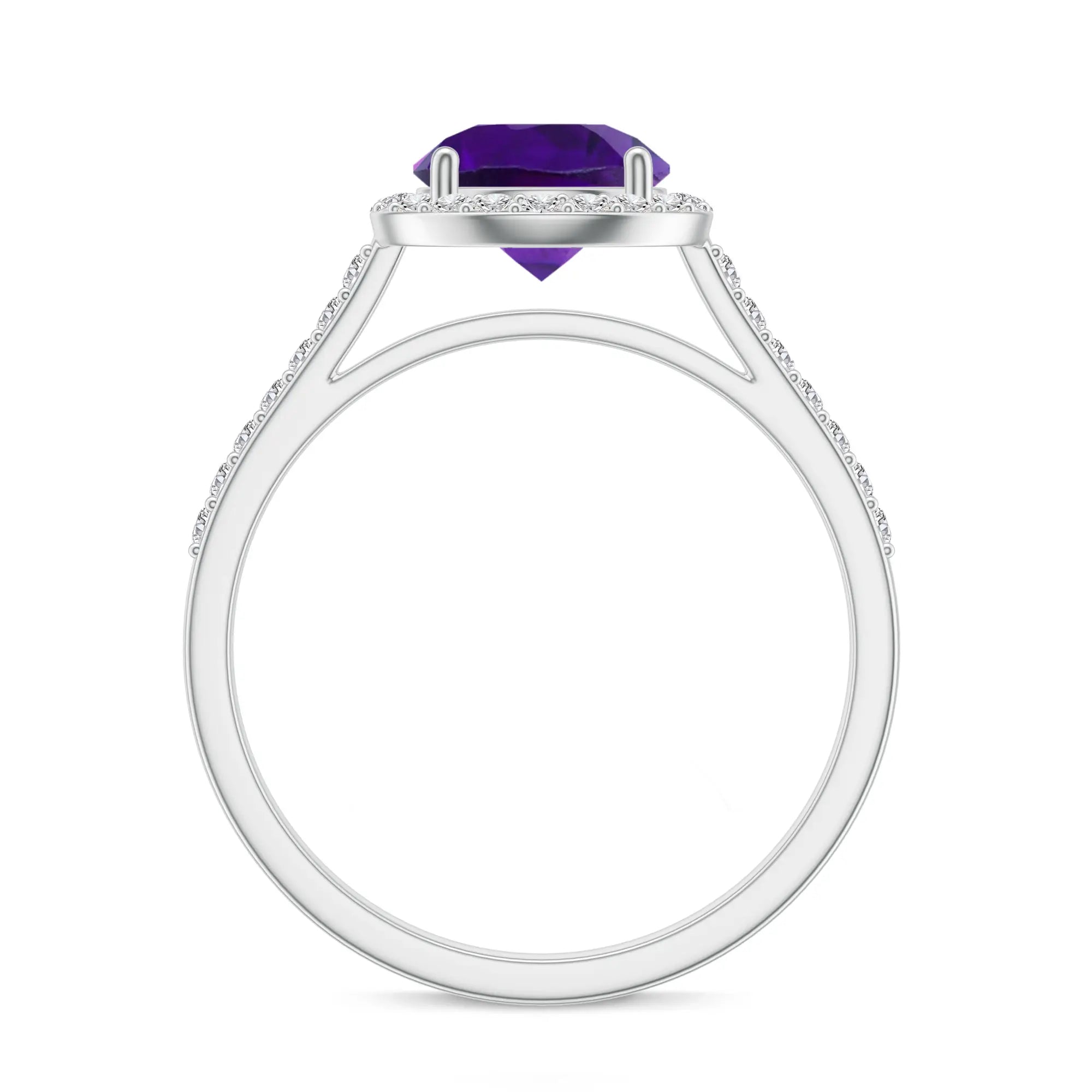 18K White Gold Vermeil