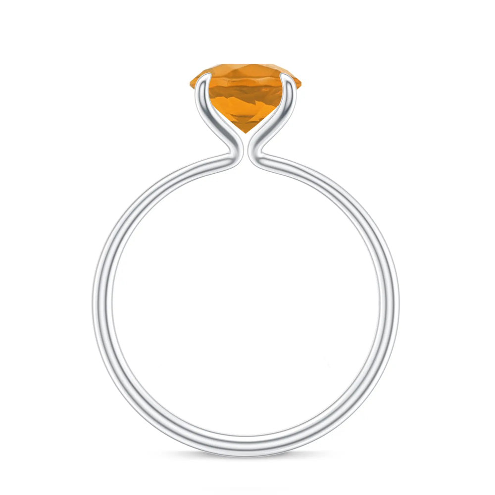 18K White Gold Vermeil