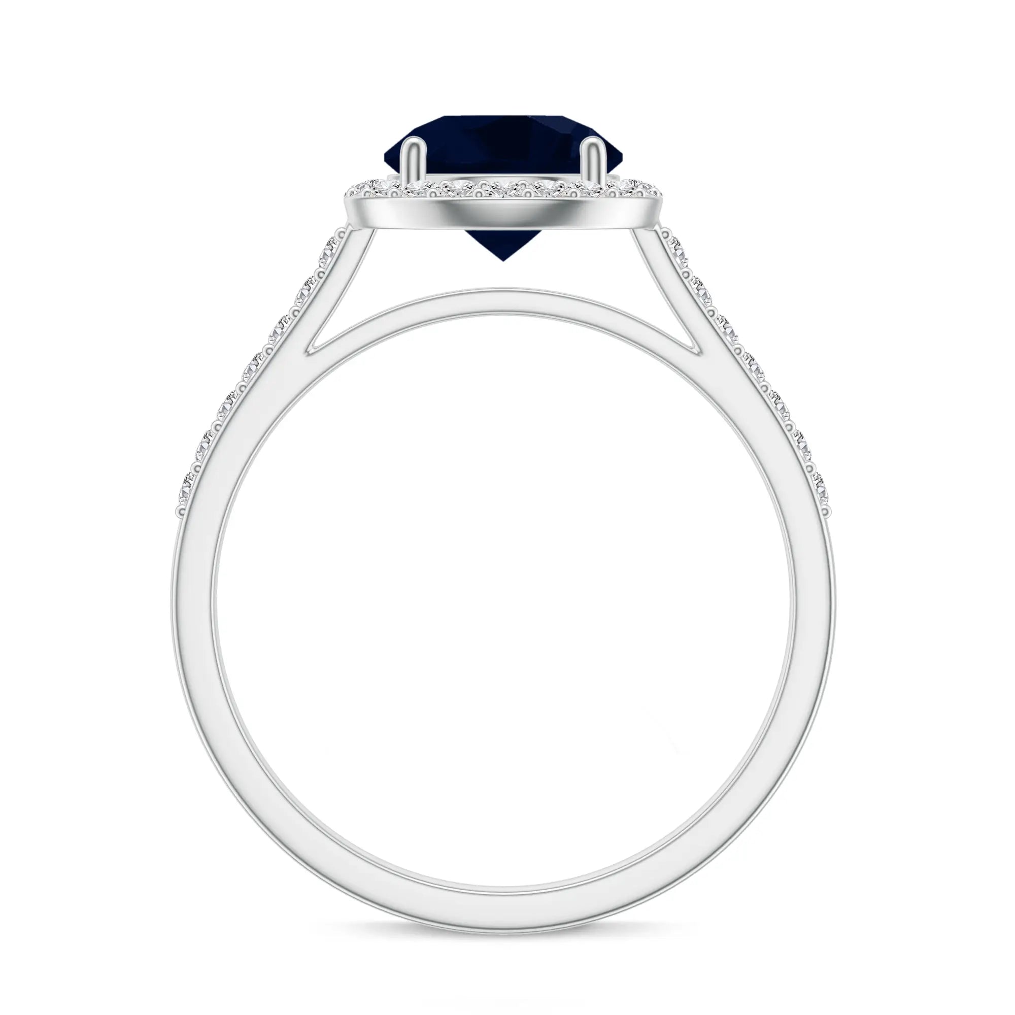 18K White Gold Vermeil