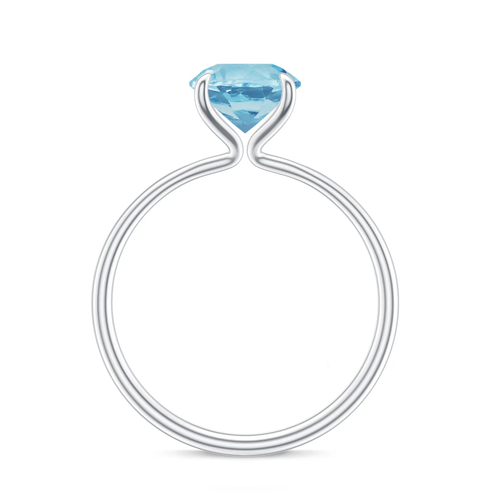 18K White Gold Vermeil
