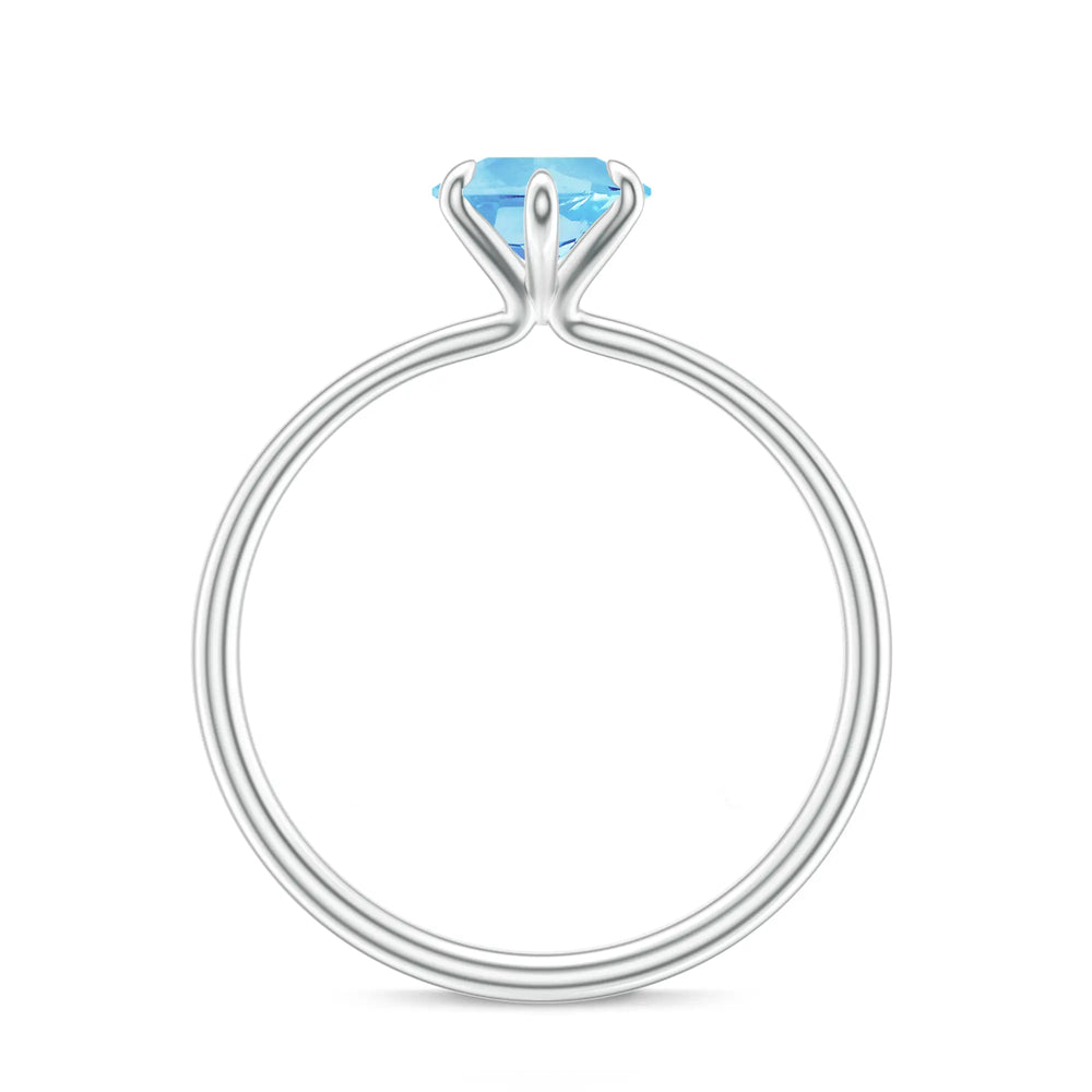 18K White Gold Vermeil