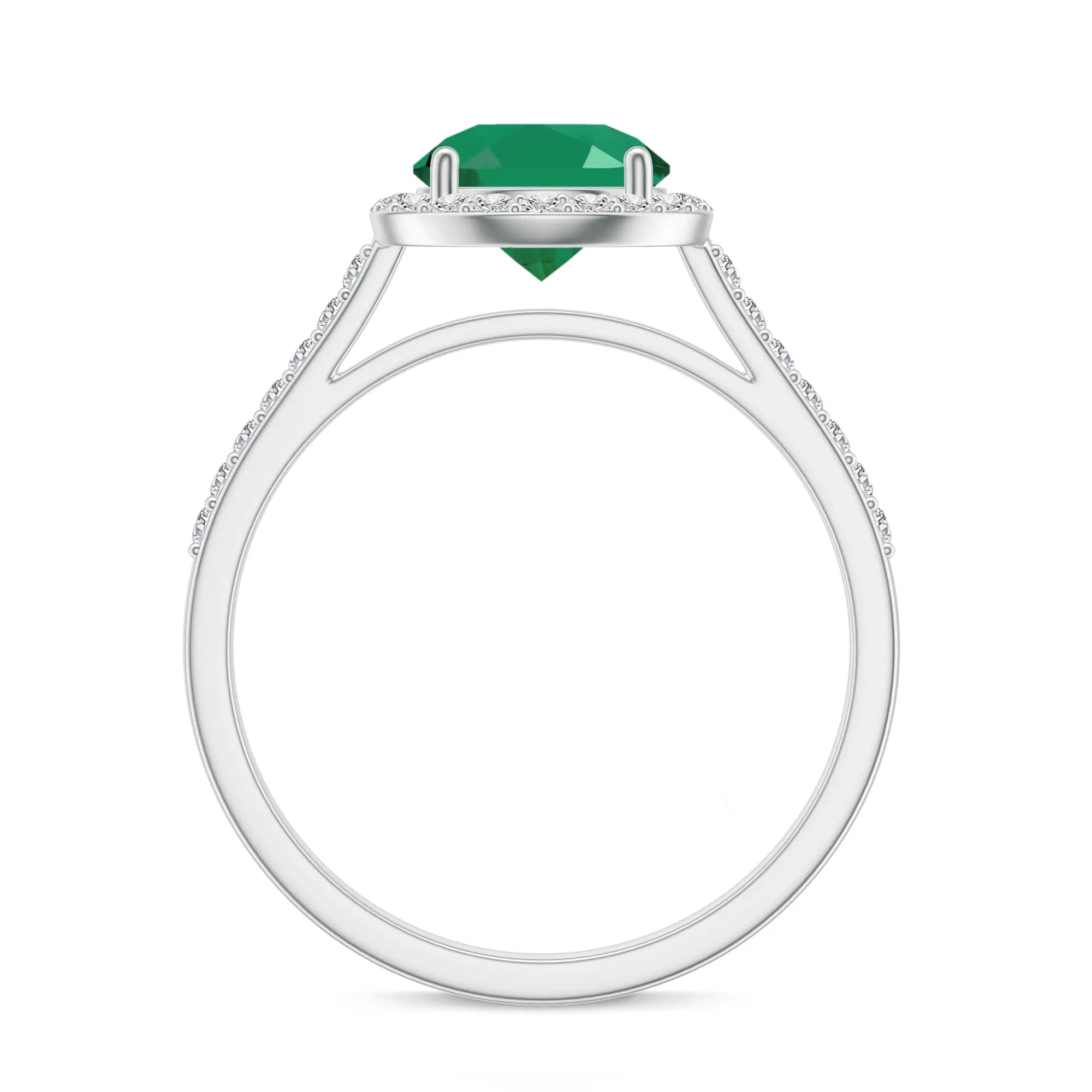 18K White Gold Vermeil