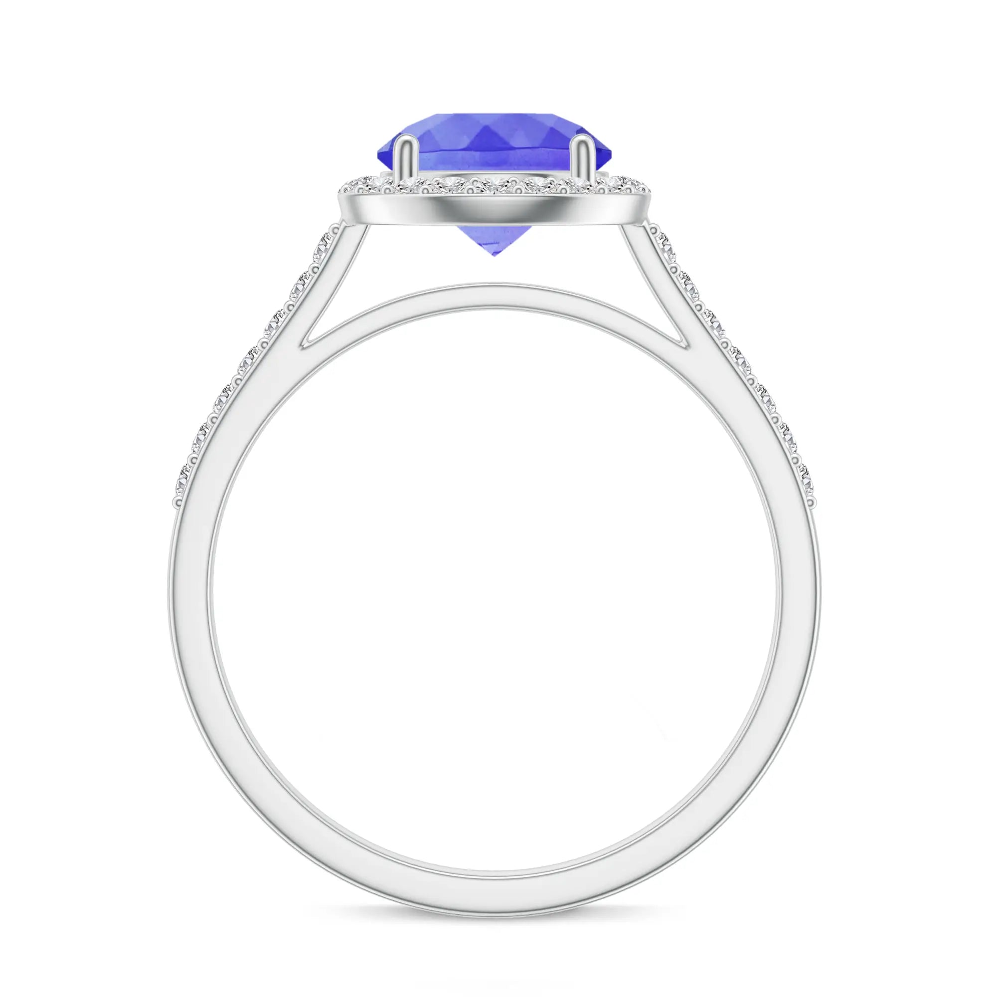 18K White Gold Vermeil