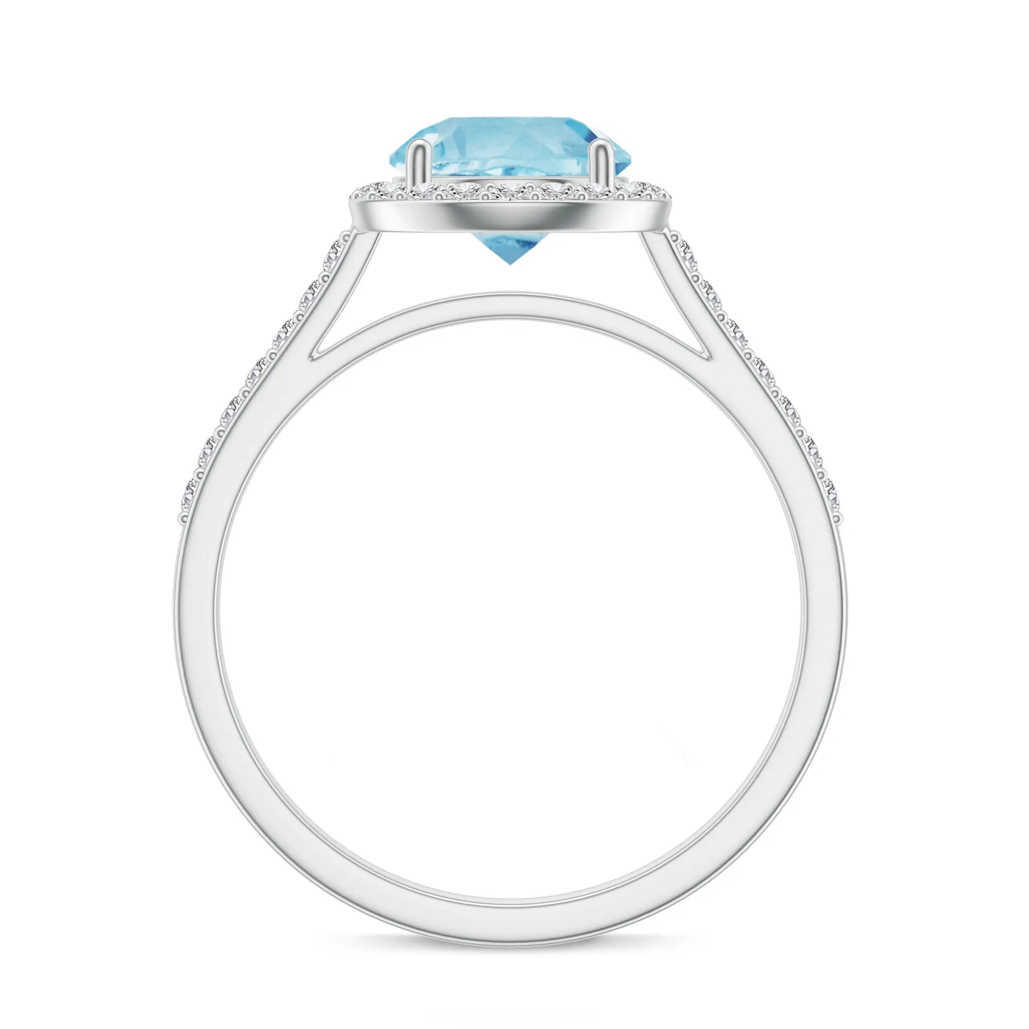 18K White Gold Vermeil