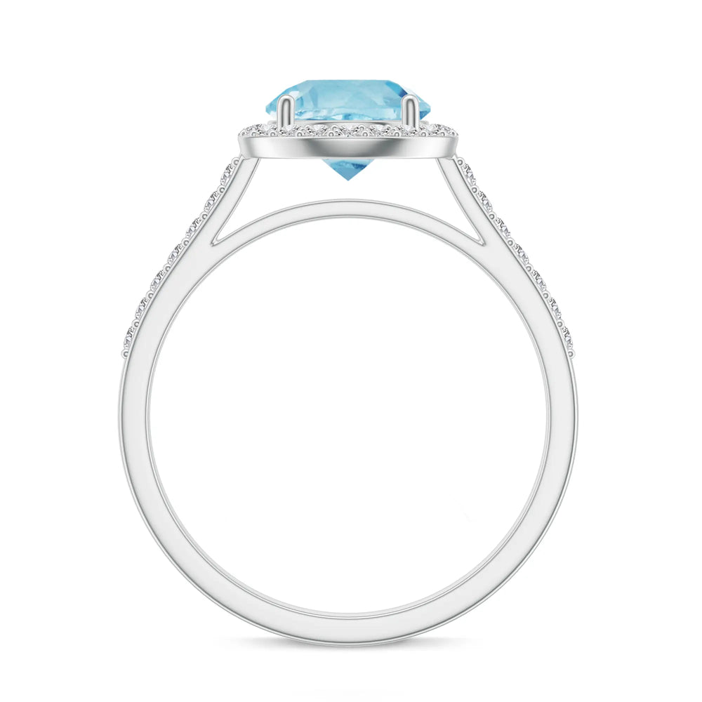 18K White Gold Vermeil