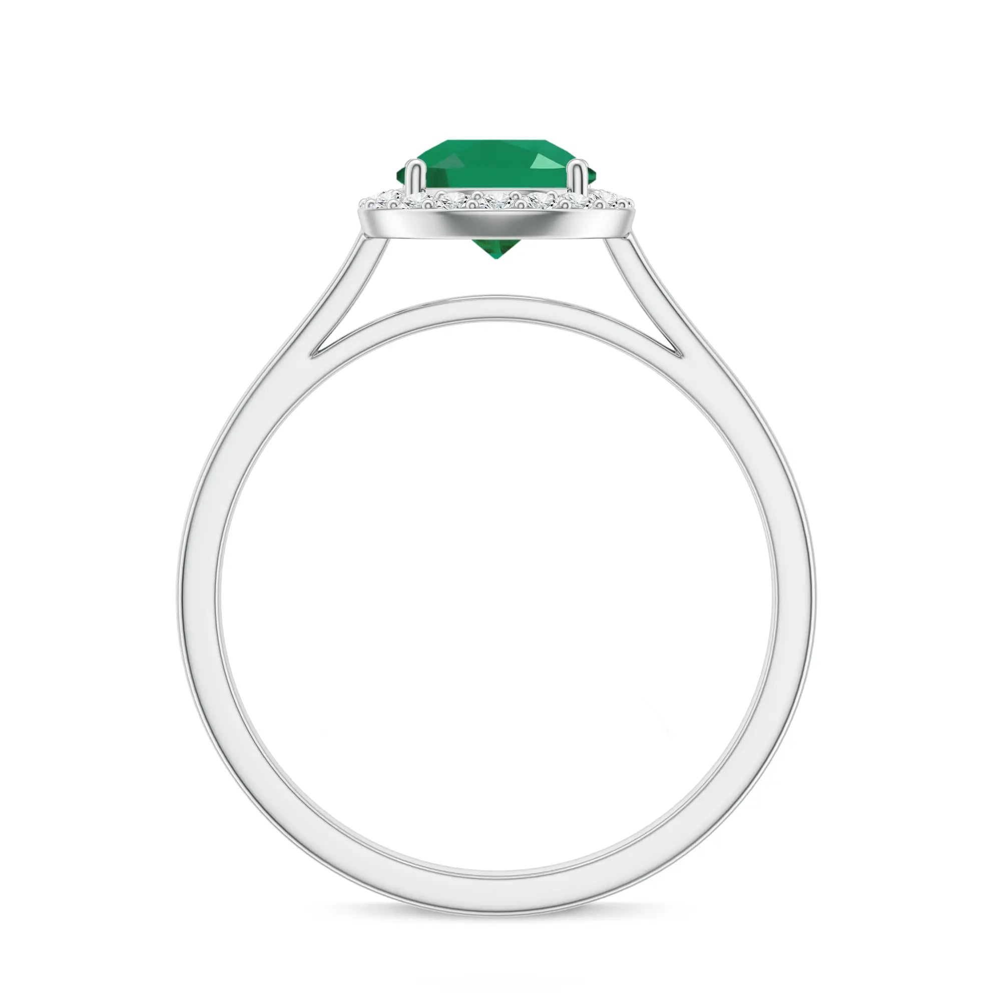 18K White Gold Vermeil