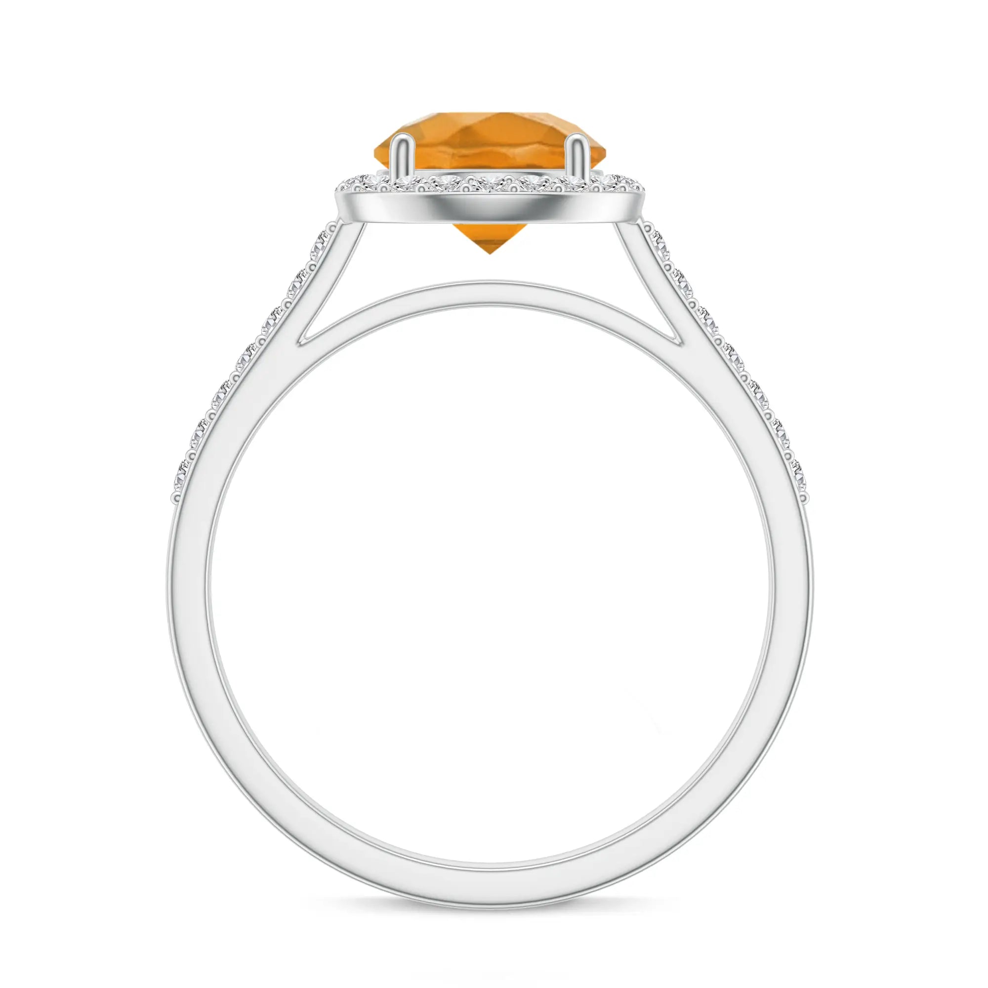 18K White Gold Vermeil
